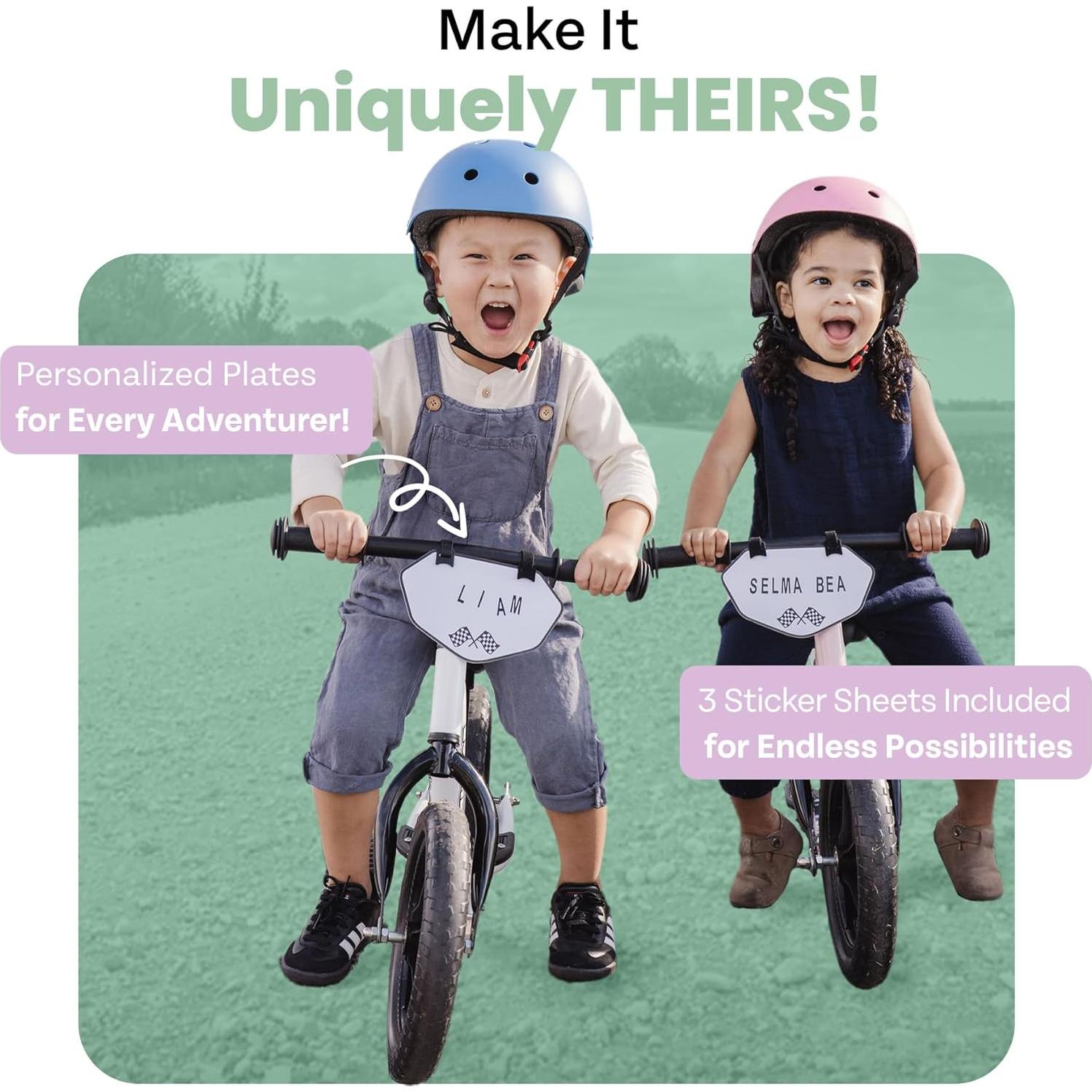 Bicicleta de Equilibrio Plegable Zoomies 12" para Niños 2-5 Años