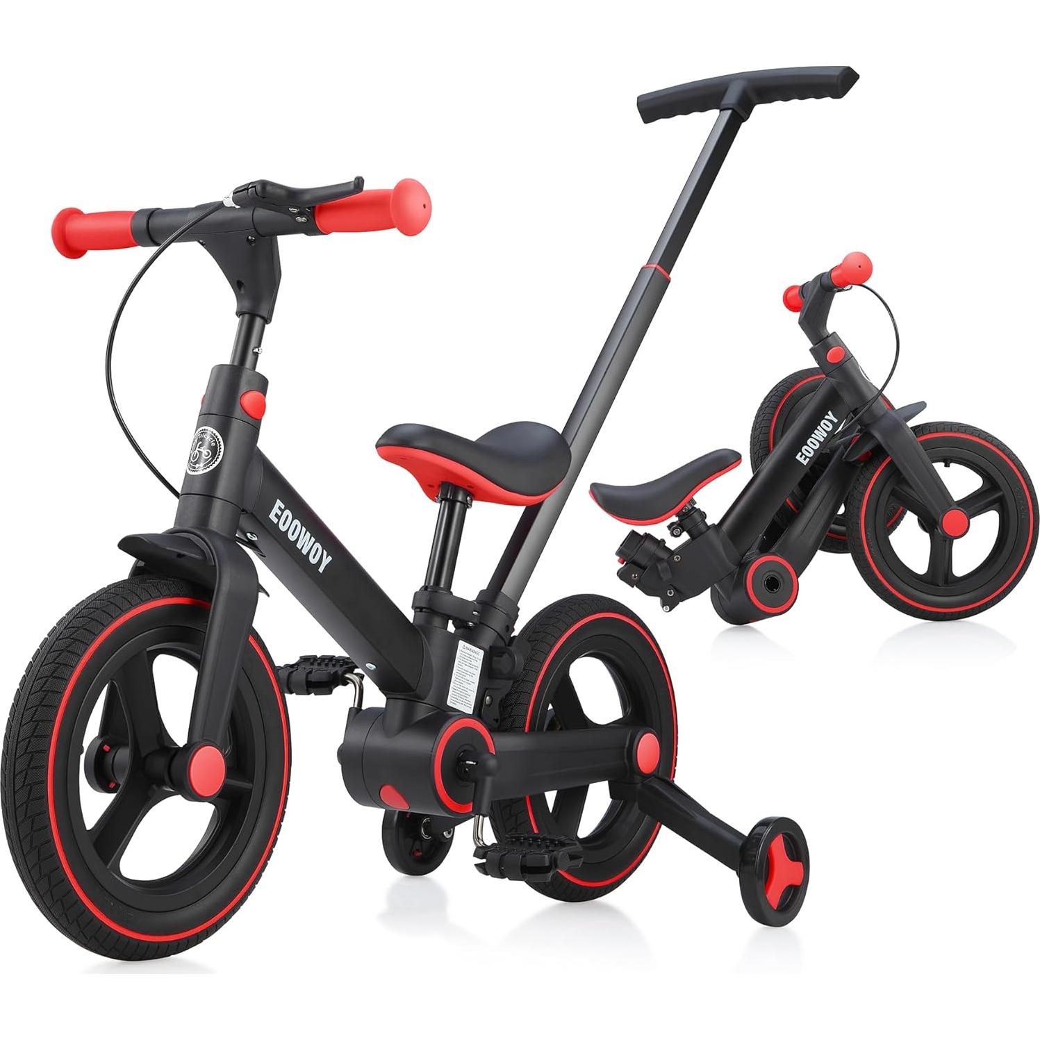 Bicicleta de Equilibrio Plegable EOOWOY para Niños 2-5 Años