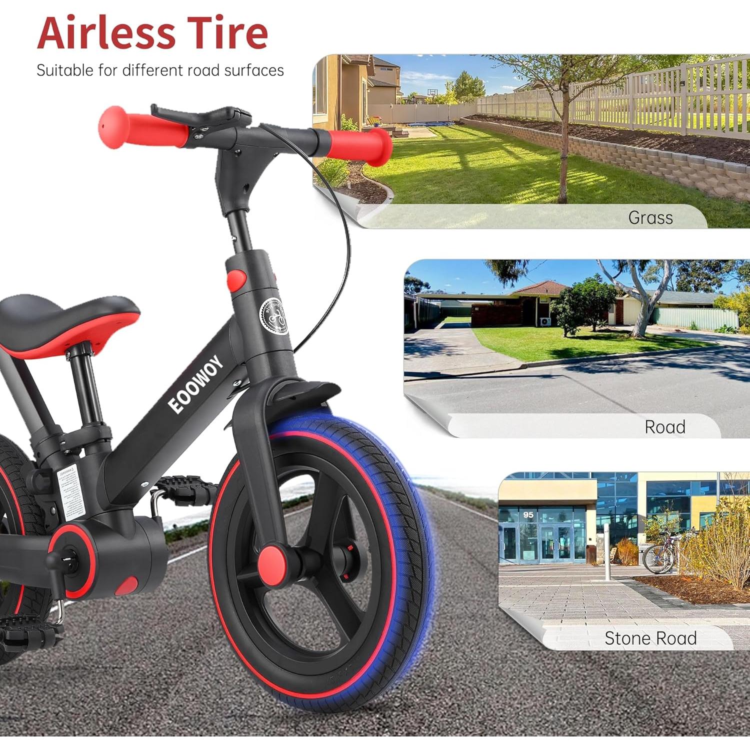 Bicicleta de Equilibrio Plegable EOOWOY para Niños 2-5 Años