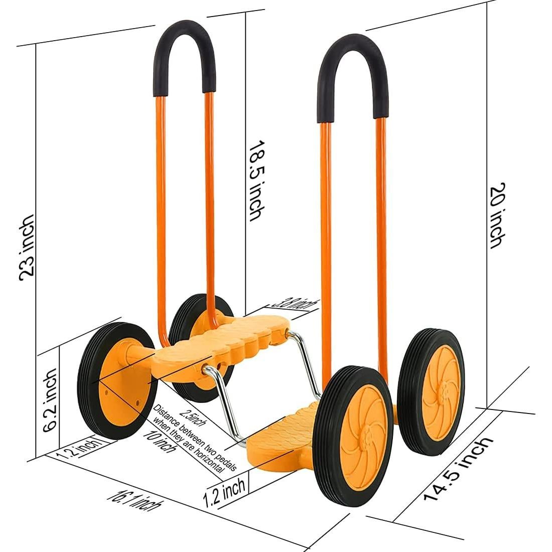 Bicicleta de Equilibrio para Niños RGHH Naranja 3-12 Años