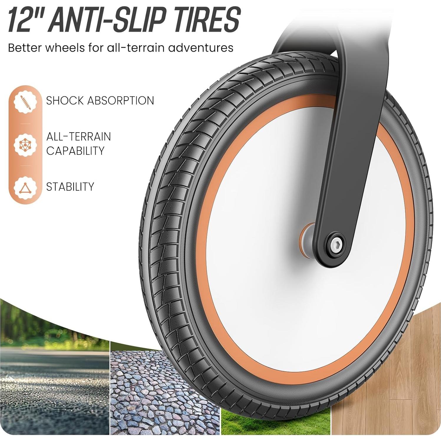 Bicicleta de Equilibrio SEREED B208 Plegable 12" para Niños