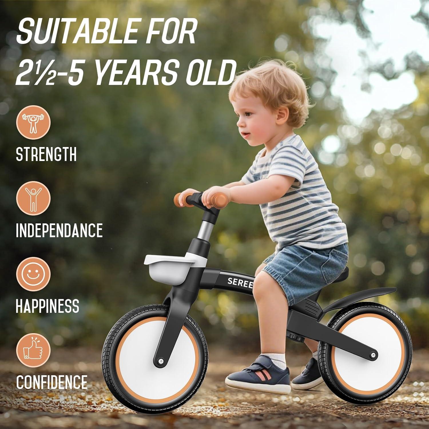 Bicicleta de Equilibrio SEREED B208 Plegable 12" para Niños