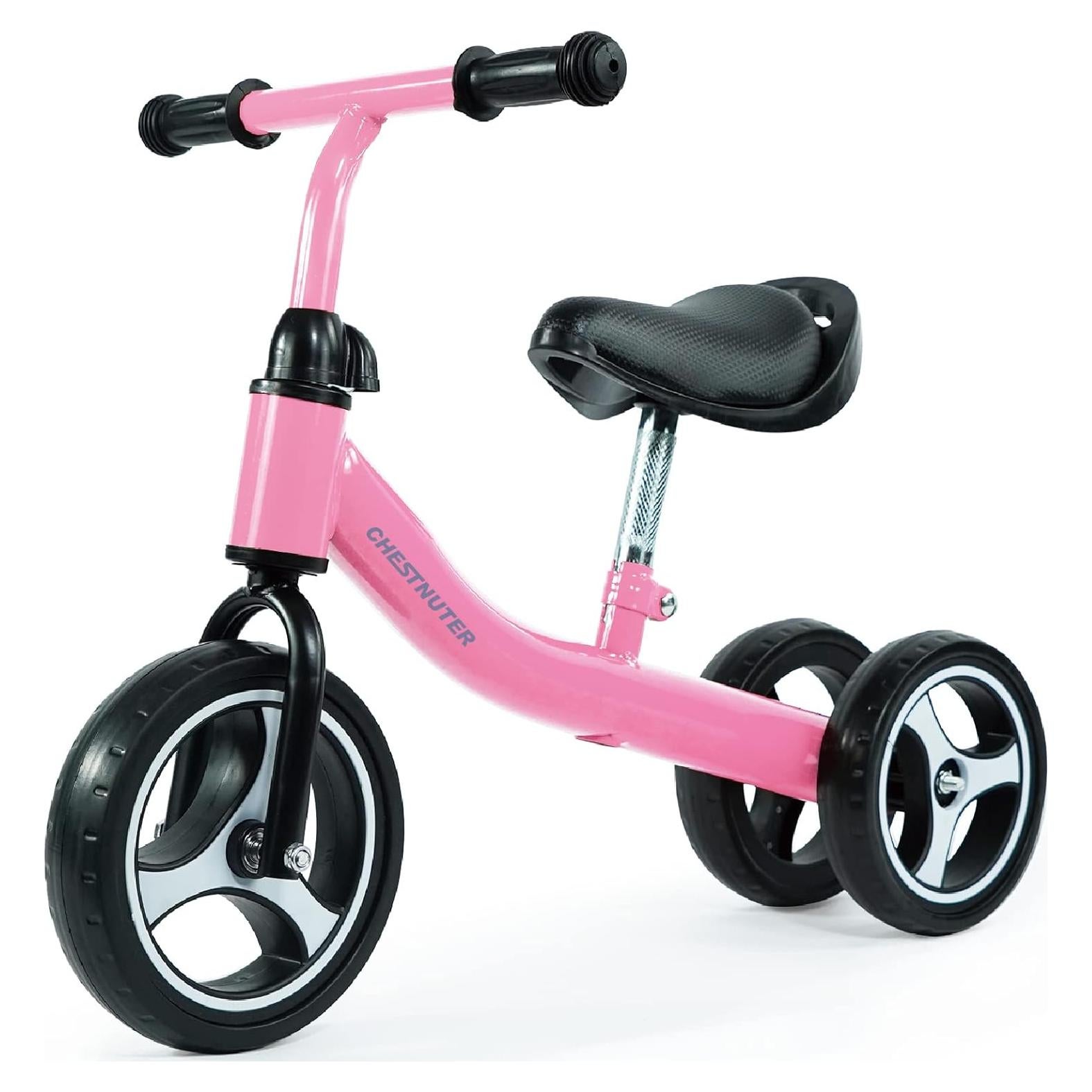 Bicicleta de Equilibrio CHESTNUTER Rosa para Bebés 1-3 Años