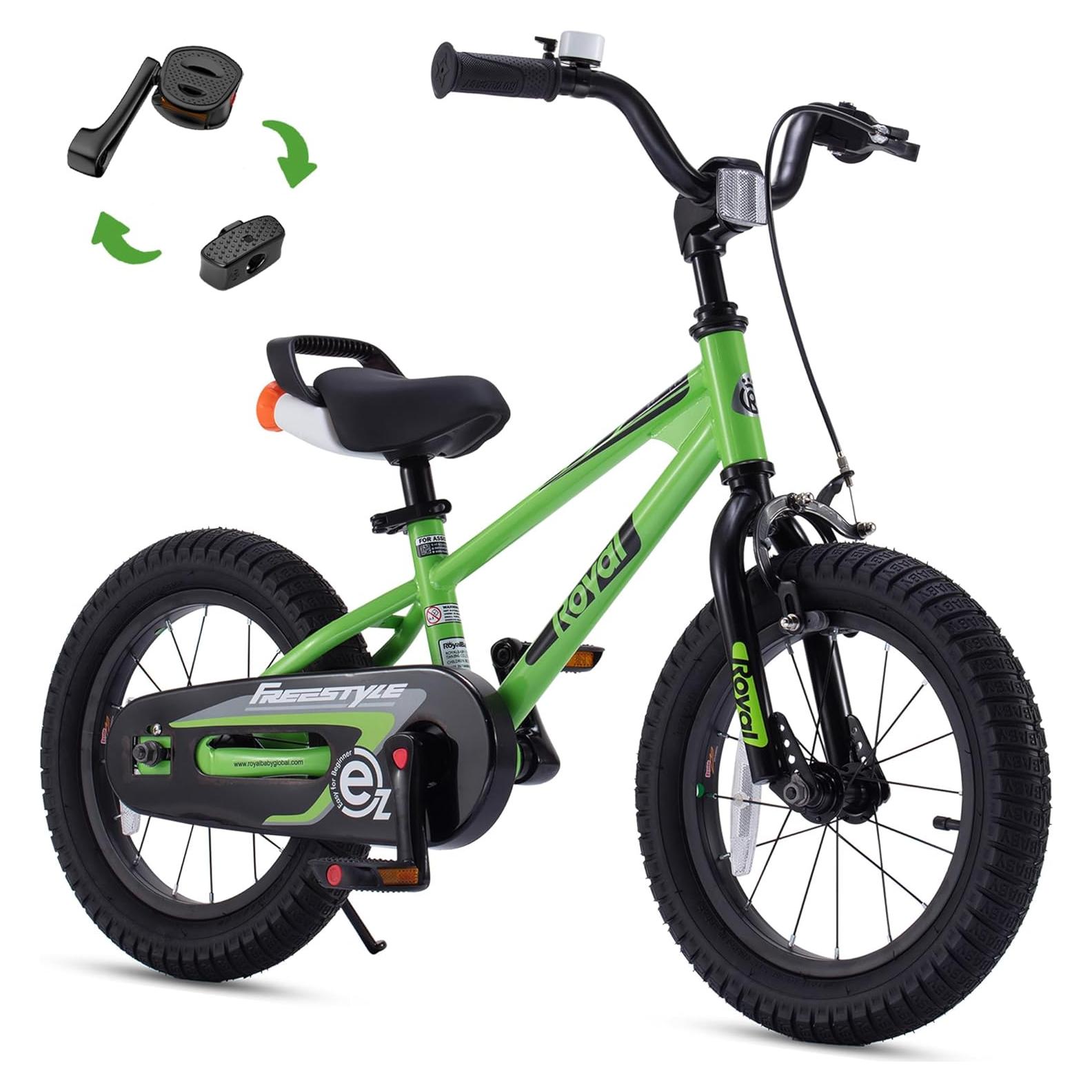 Bicicleta de Equilibrio RoyalBaby Freestyle EZ 14" Verde