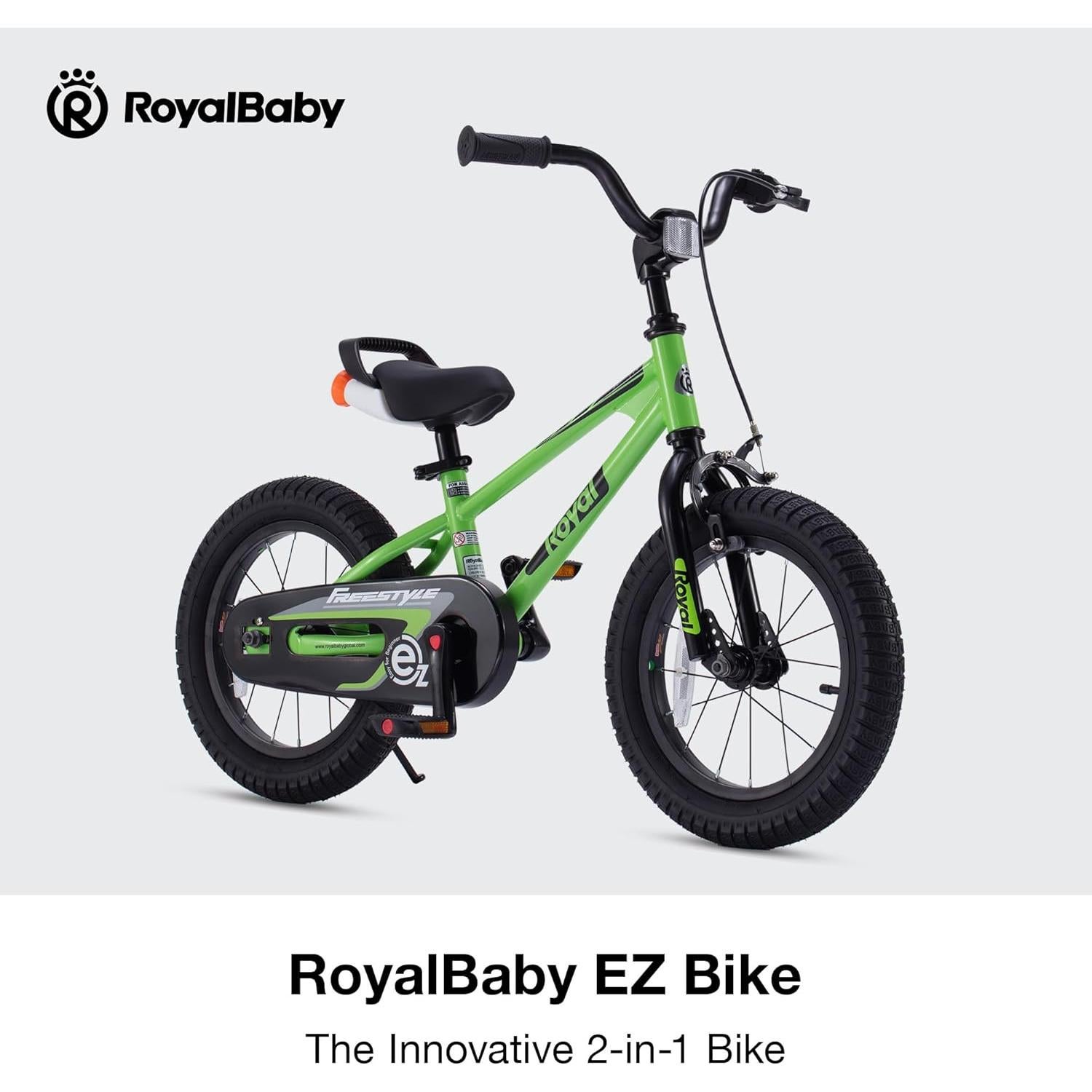 Bicicleta de Equilibrio RoyalBaby Freestyle EZ 14" Verde
