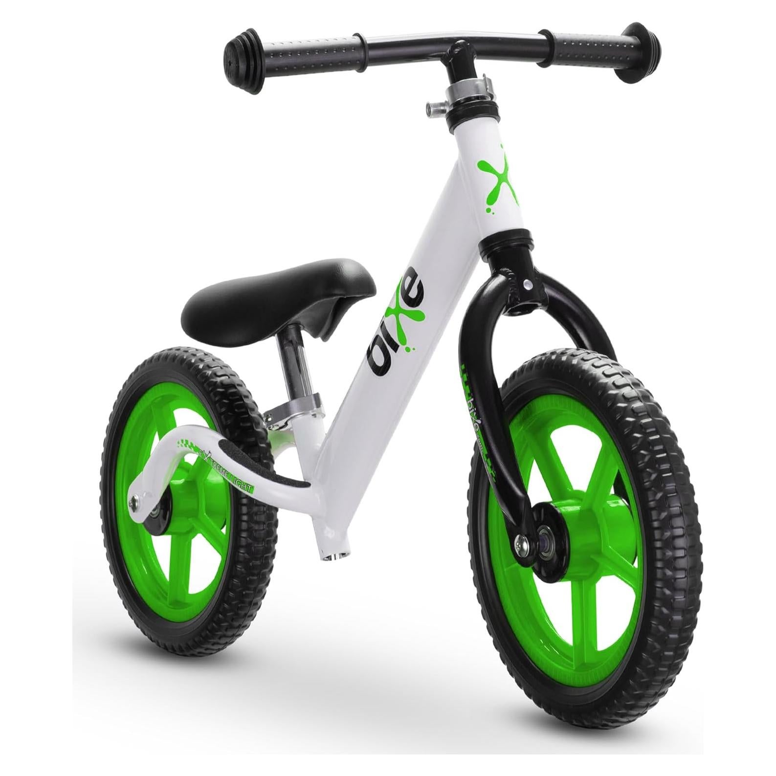 Bicicleta de Equilibrio Bixe 30cm Aluminio Verde para Niños