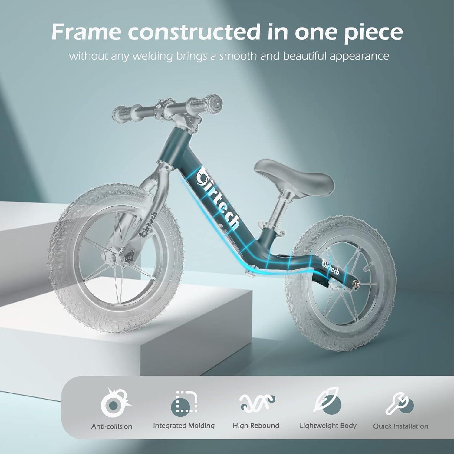 Bicicleta de Equilibrio Birtech KB043 12" Verde para Niños