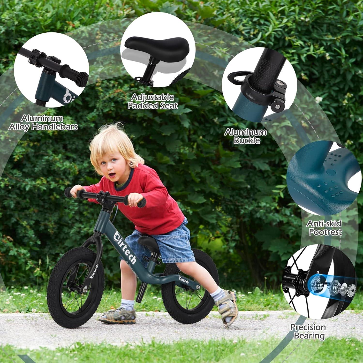 Bicicleta de Equilibrio Birtech KB043 12" Verde para Niños
