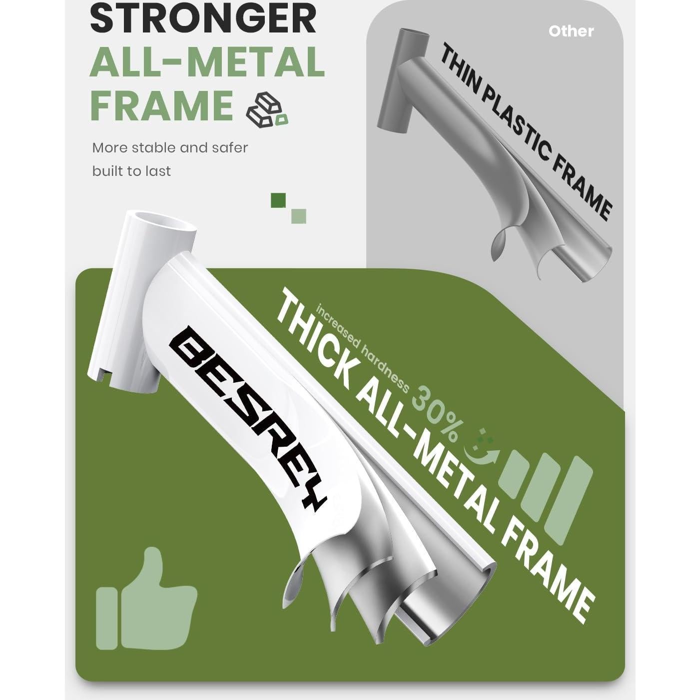 Bicicleta de Equilibrio besrey para Niños 2-5 Años, Ruedas 30 cm