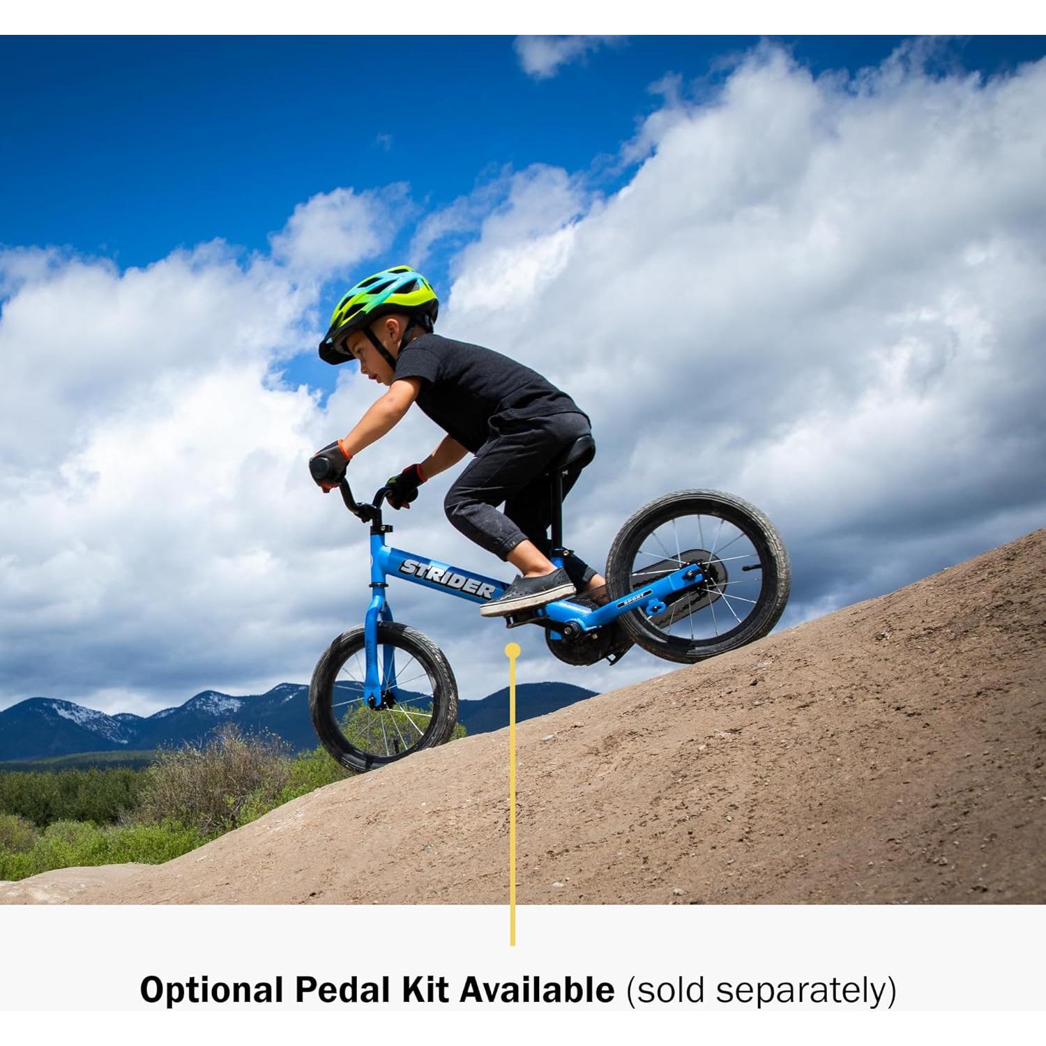 Bicicleta de Equilibrio Strider 14x Azul para Niños 3-6 Años