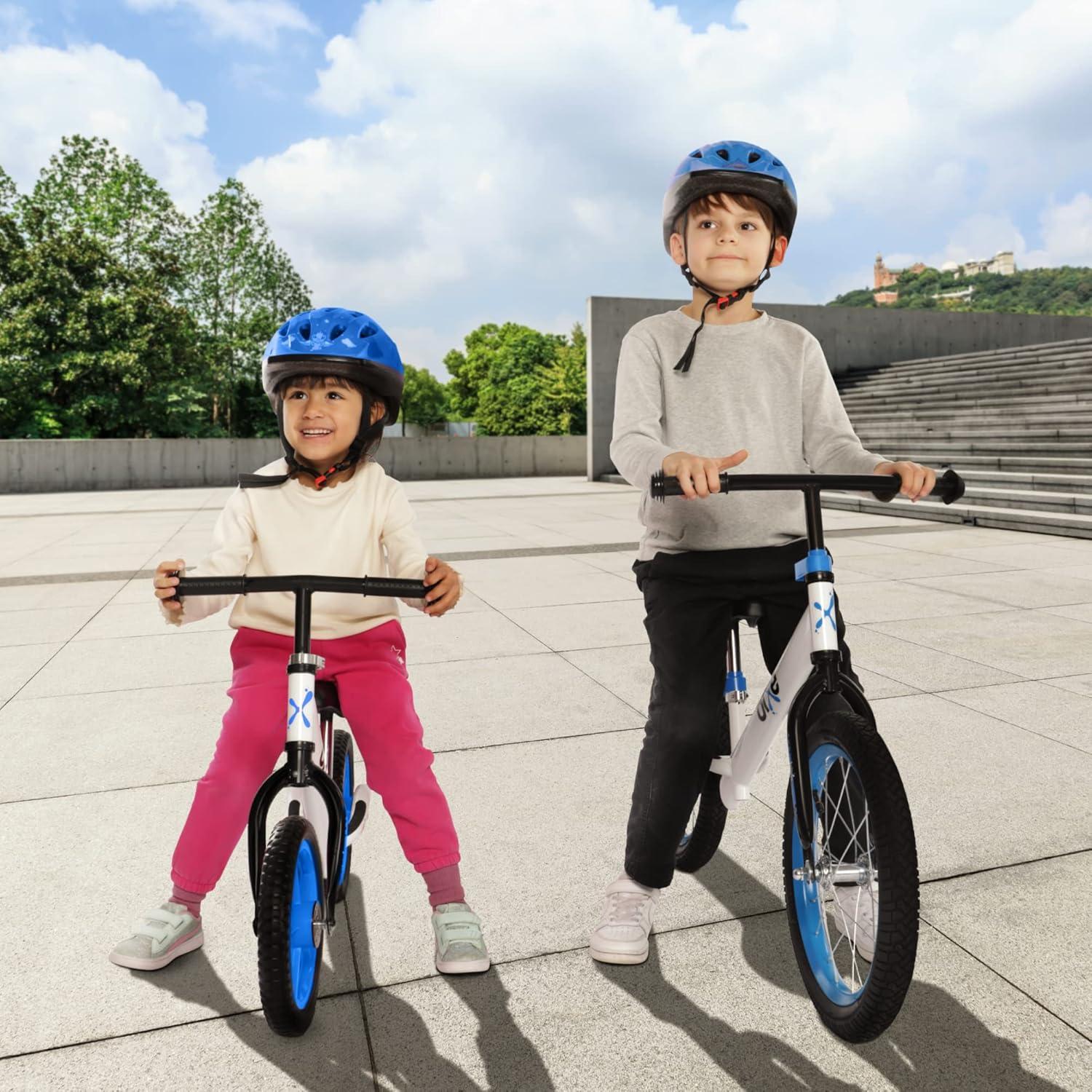 Bicicleta de Equilibrio Bixe 16" para Niños 4-9 Años Azul