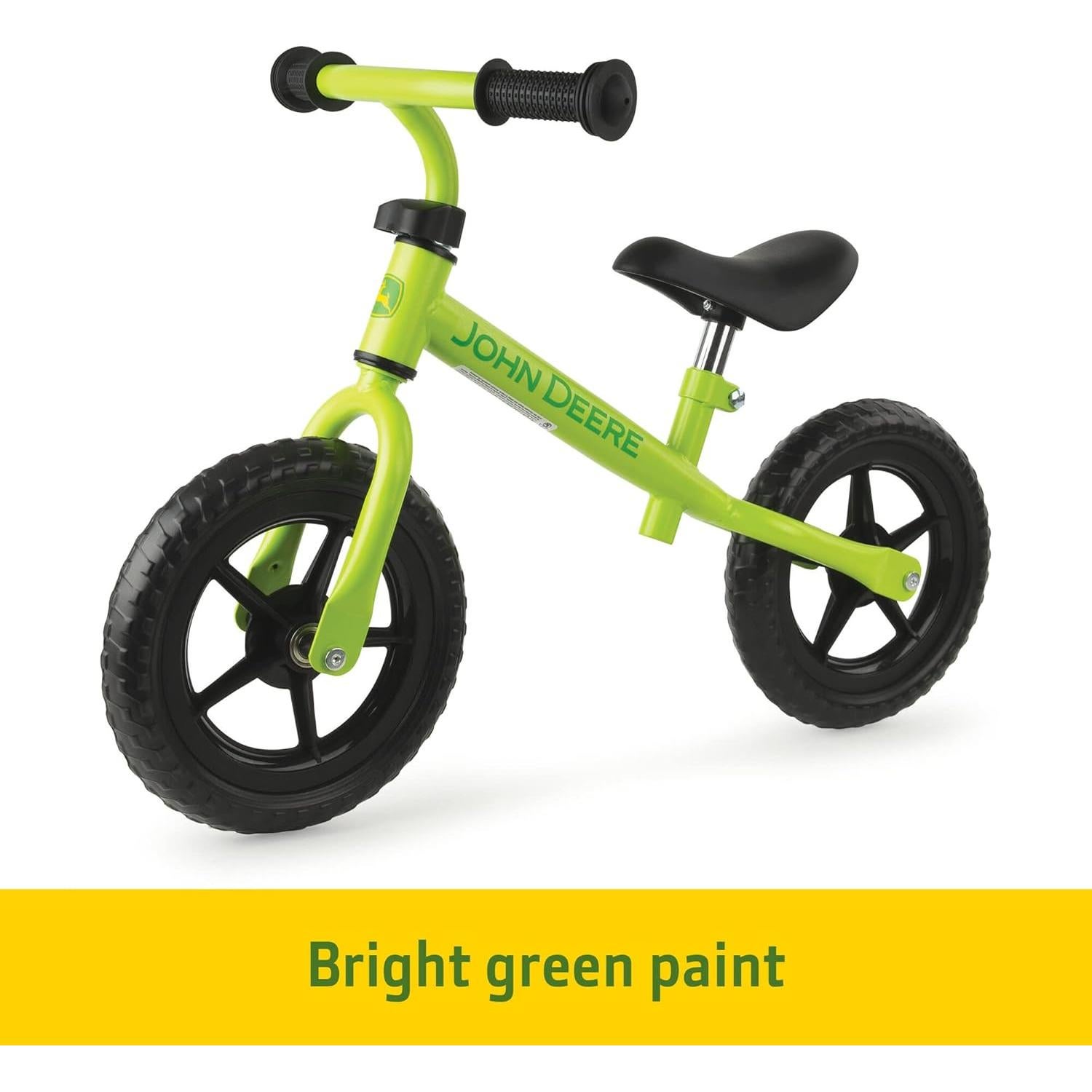 Bicicleta de Equilibrio TOMY John Deere 10" Verde Ajustable