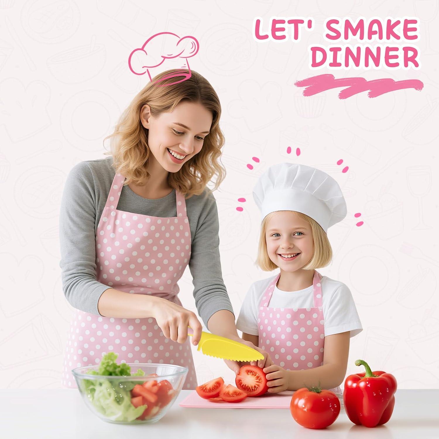 Juego de cuchillos de cocina Montessori Hilsoeet para niños