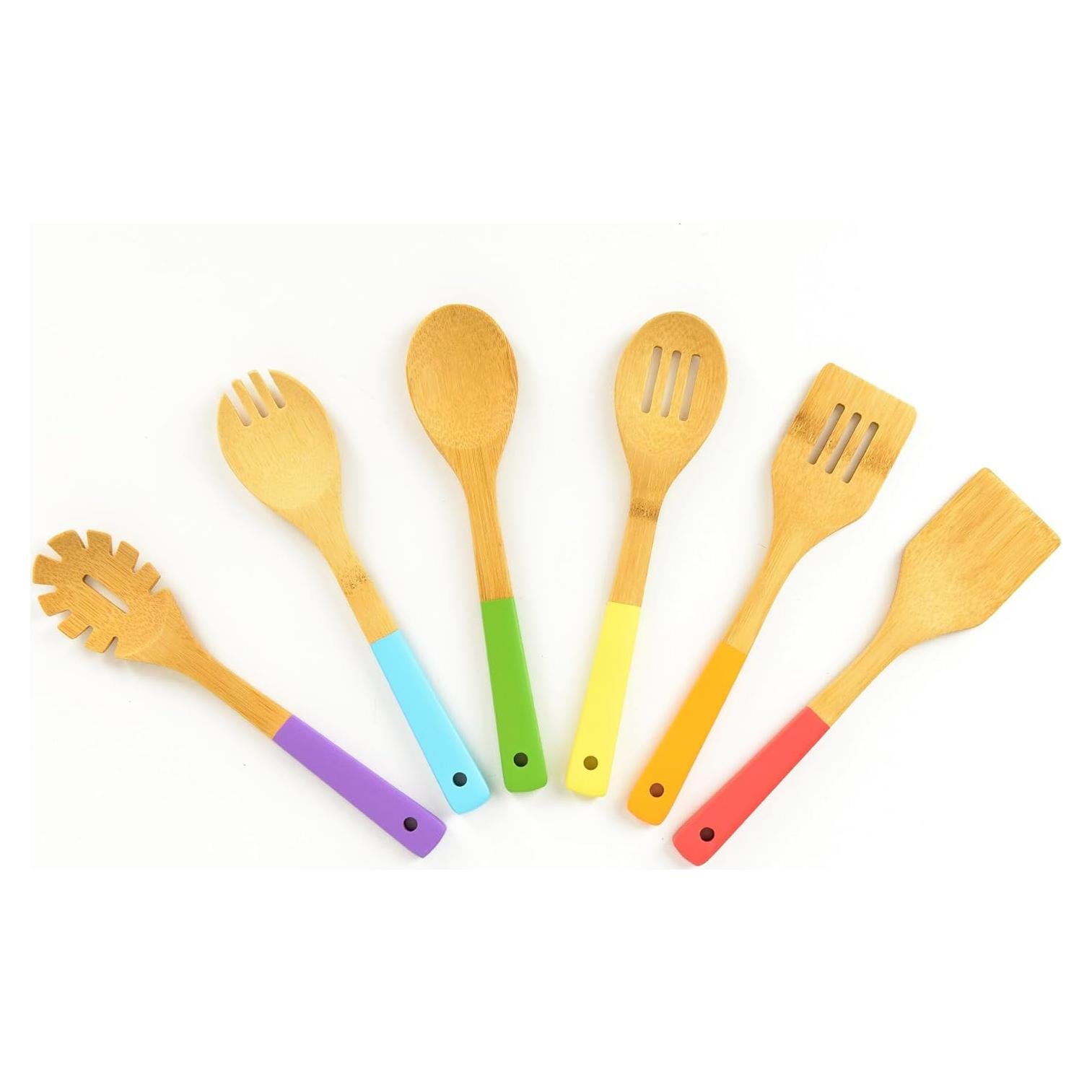 Juego de Utensilios de Cocina de Bambú Lotus World 6 Piezas