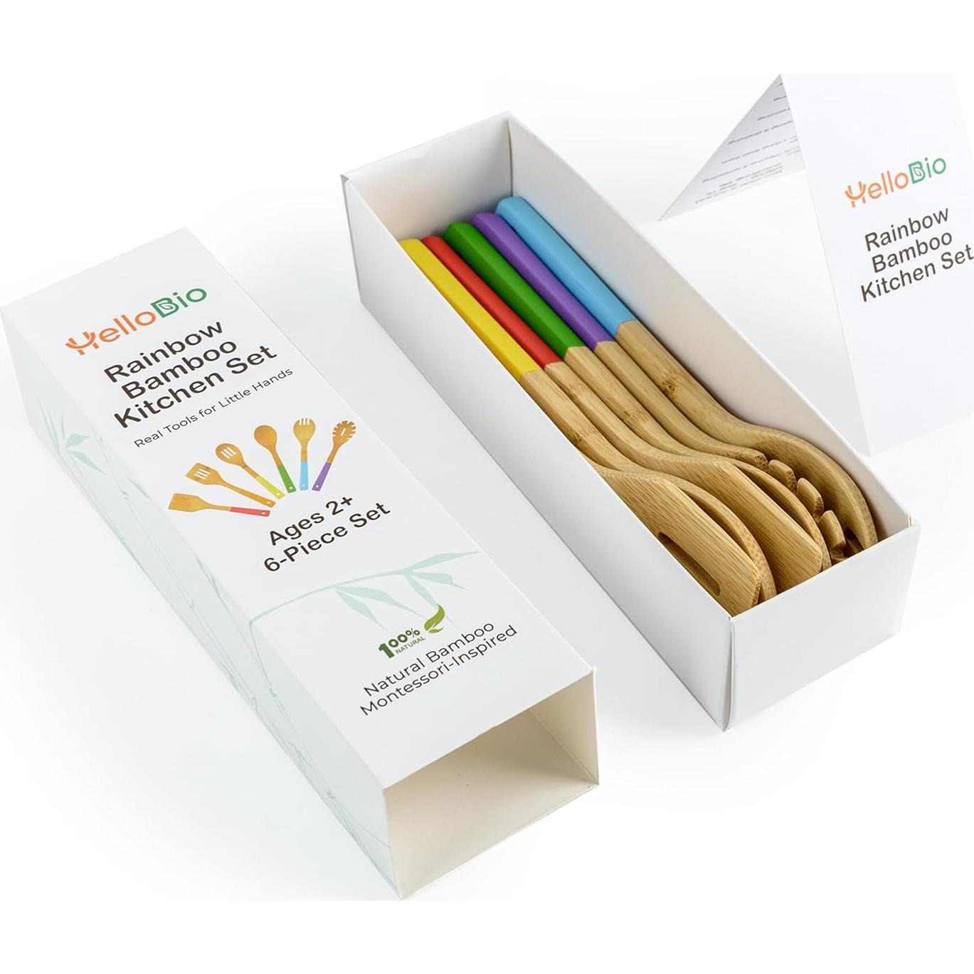 Juego de Utensilios de Cocina de Bambú Lotus World 6 Piezas