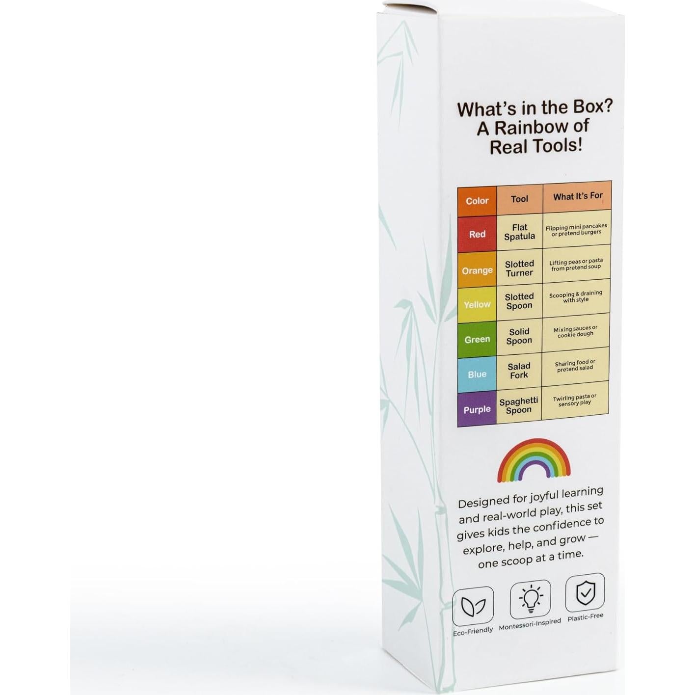 Juego de Utensilios de Cocina de Bambú Lotus World 6 Piezas