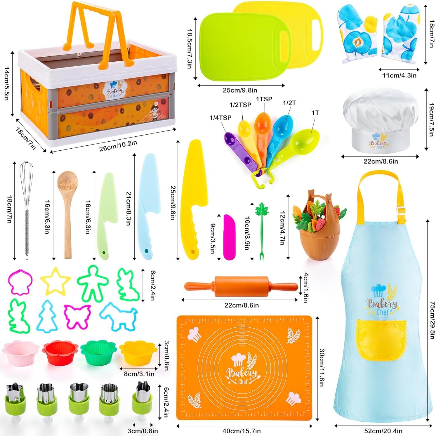 Set de Cocina Montessori para Niños EFO SHM 52 Piezas