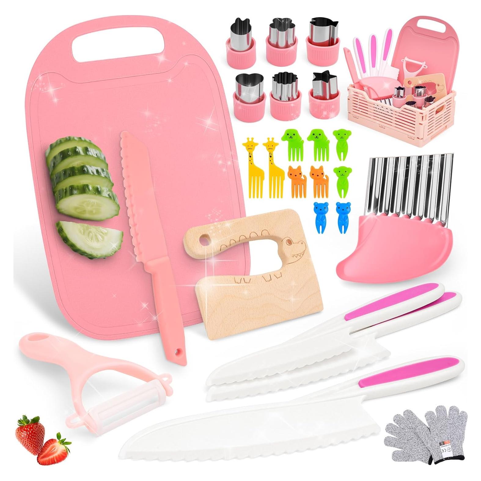 Juego de cuchillos Montessori para niños 27 piezas MPQMPQ