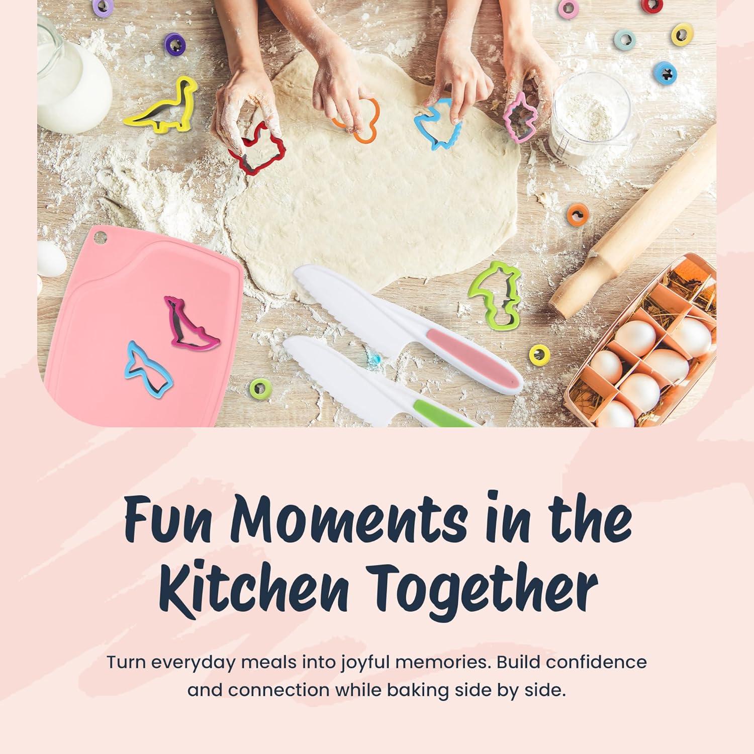 Set de Cocina para Niños Perlli 44 Piezas Rosa Seguro