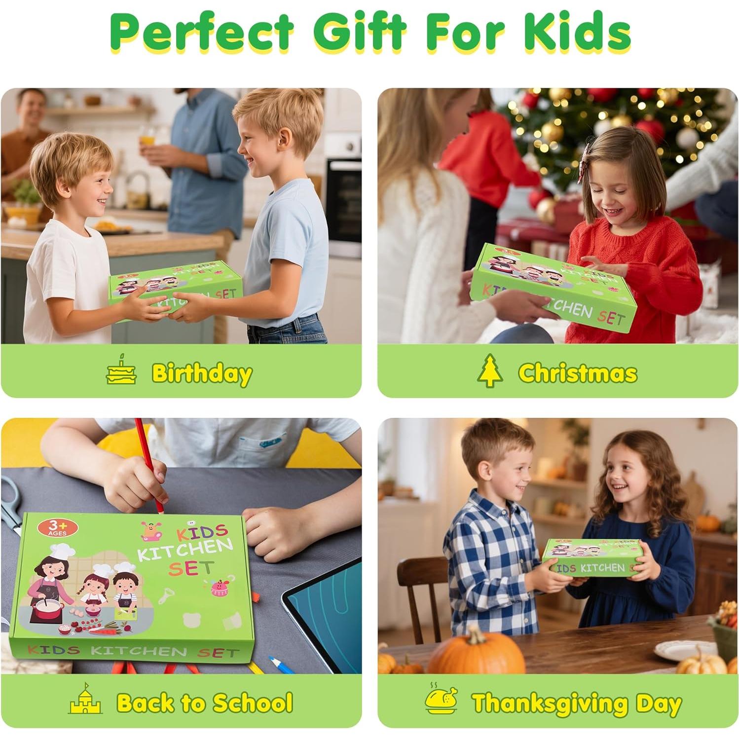 Juego de cuchillos Montessori para niños VVSBPL 36 piezas