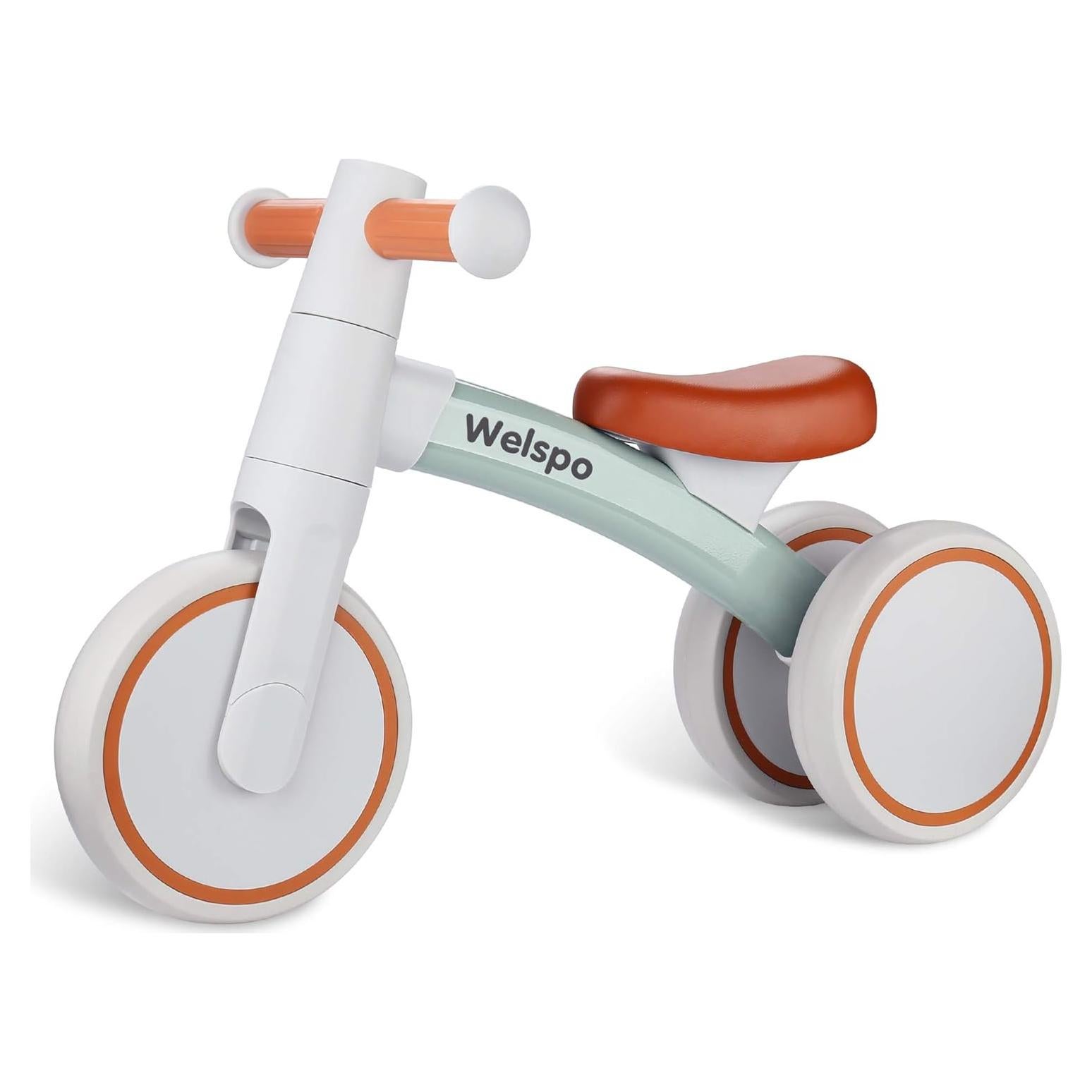 Bicicleta de Equilibrio Welspo para Bebés 12-24 Meses Naranja