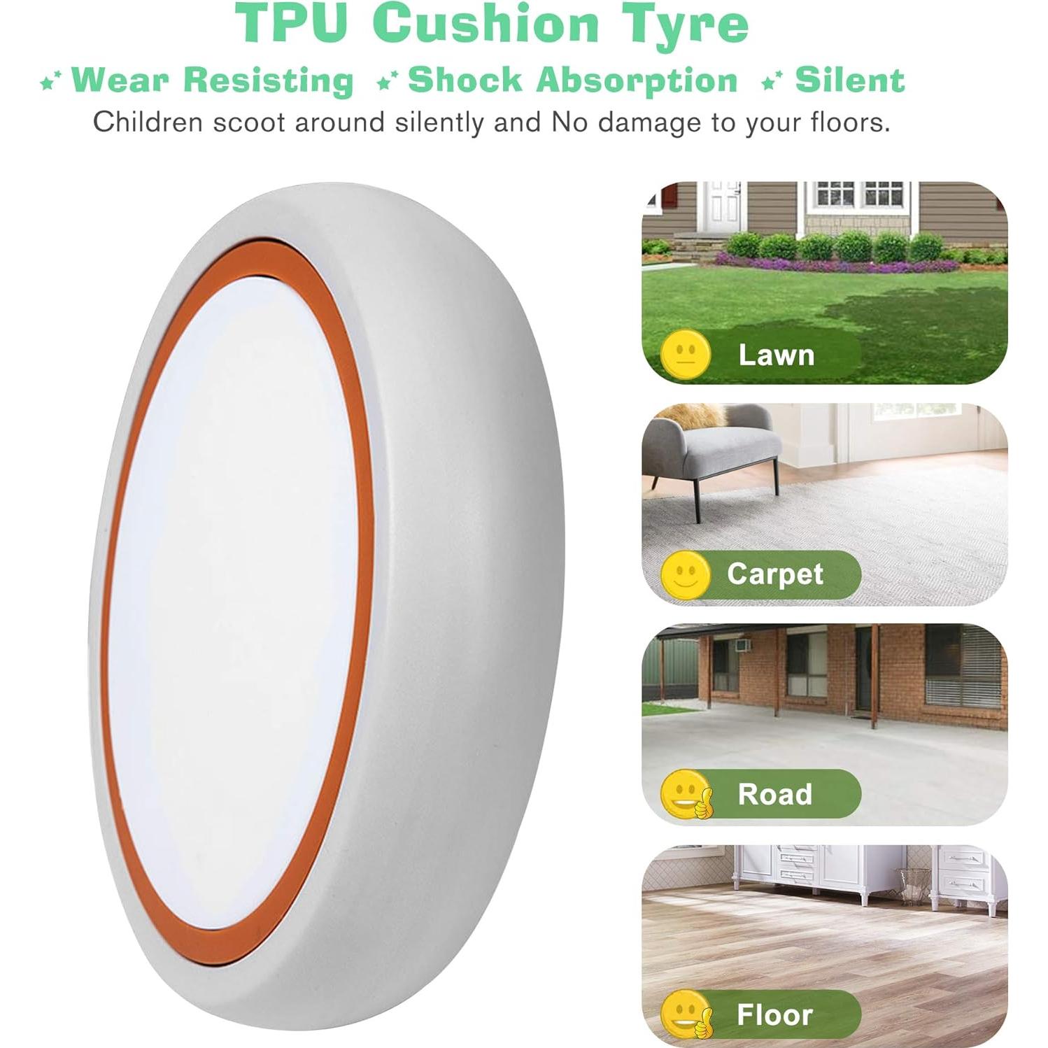 Bicicleta de Equilibrio Welspo para Bebés 12-24 Meses Naranja