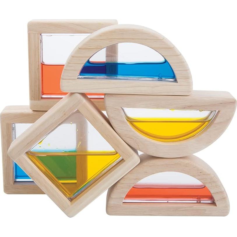 Juguete de Aprendizaje PlanToys Bloques de Agua 6 Piezas