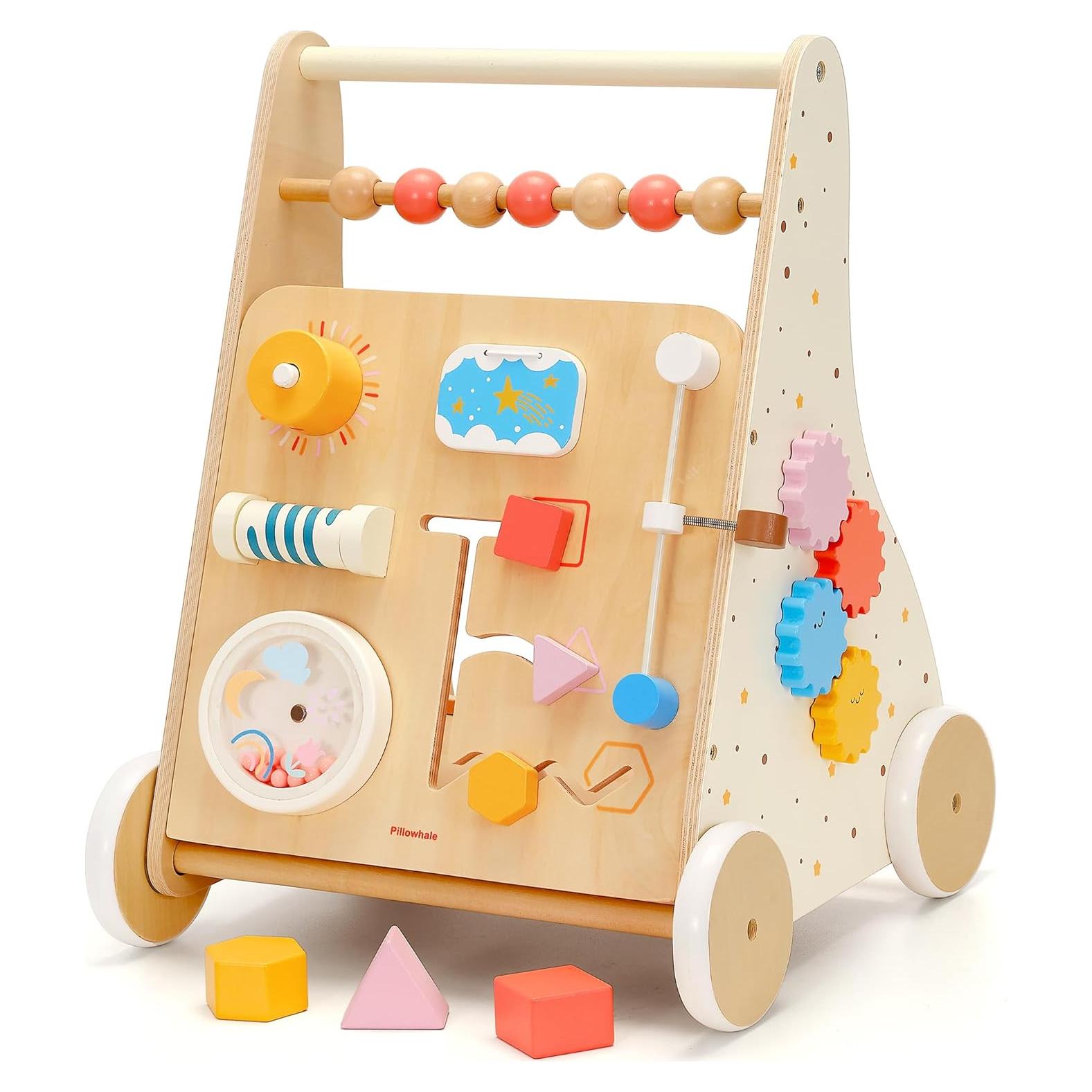 Andador de Madera Montessori Pillowhale para Bebés 12-36M