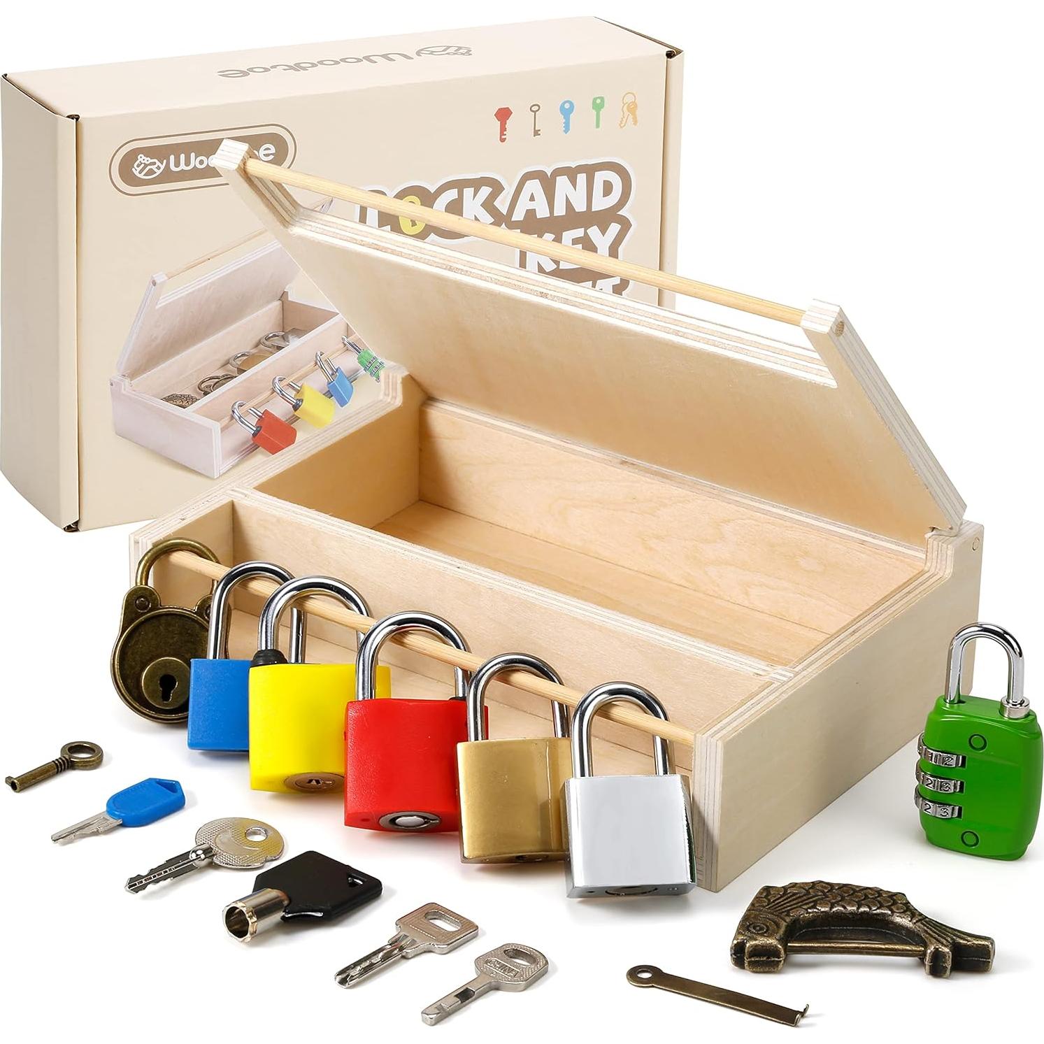 Andador de Madera Ajustable Woodtoe para Bebés 9-20 Meses