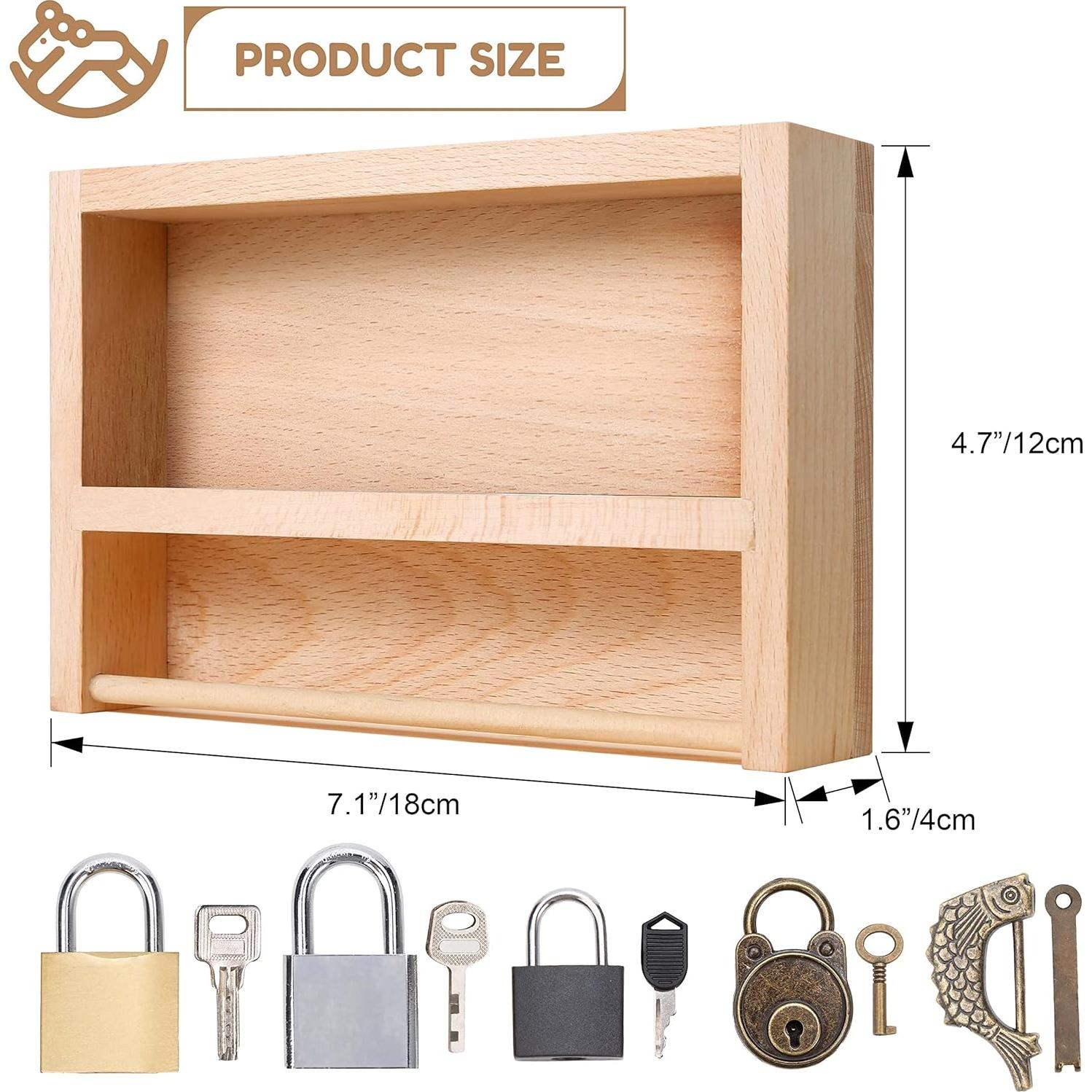 Andador de Madera Ajustable para Bebés Woodtoe con Juguete Montessori