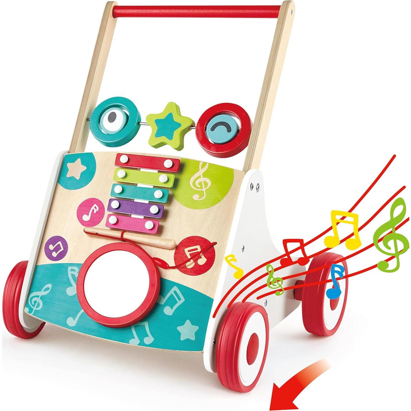 Andador Musical de Madera Hape E0383 para Niños 10 Meses+