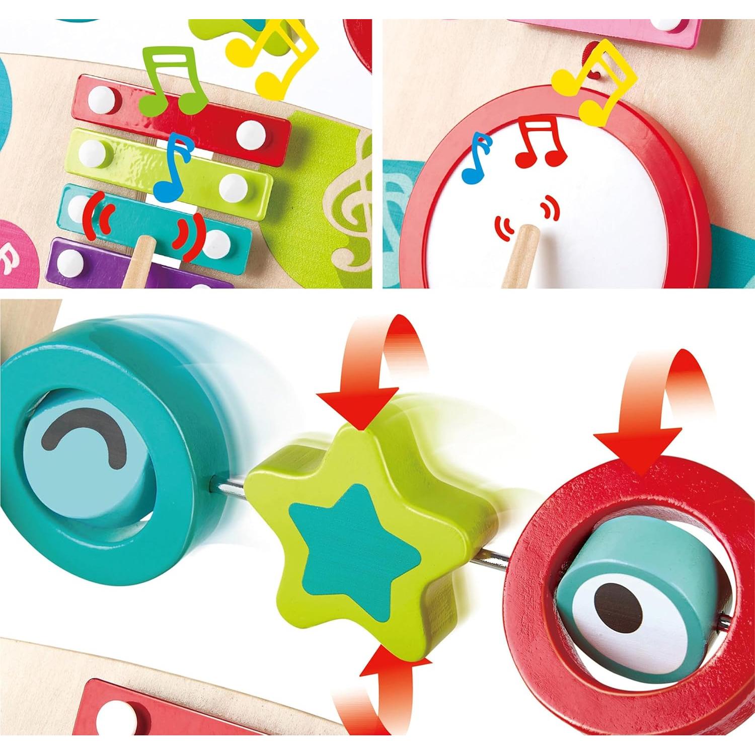 Andador Musical de Madera Hape E0383 para Niños 10 Meses+