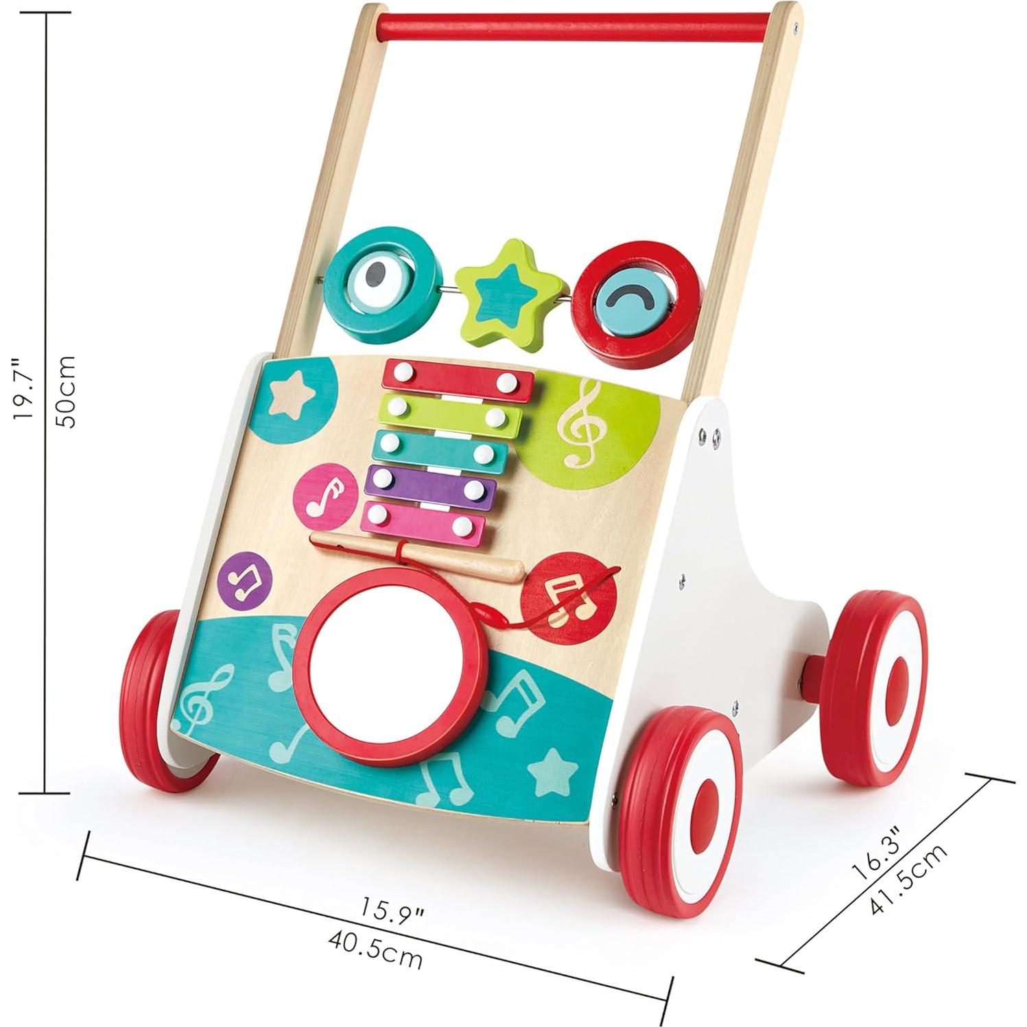 Andador Musical de Madera Hape E0383 para Niños 10 Meses+