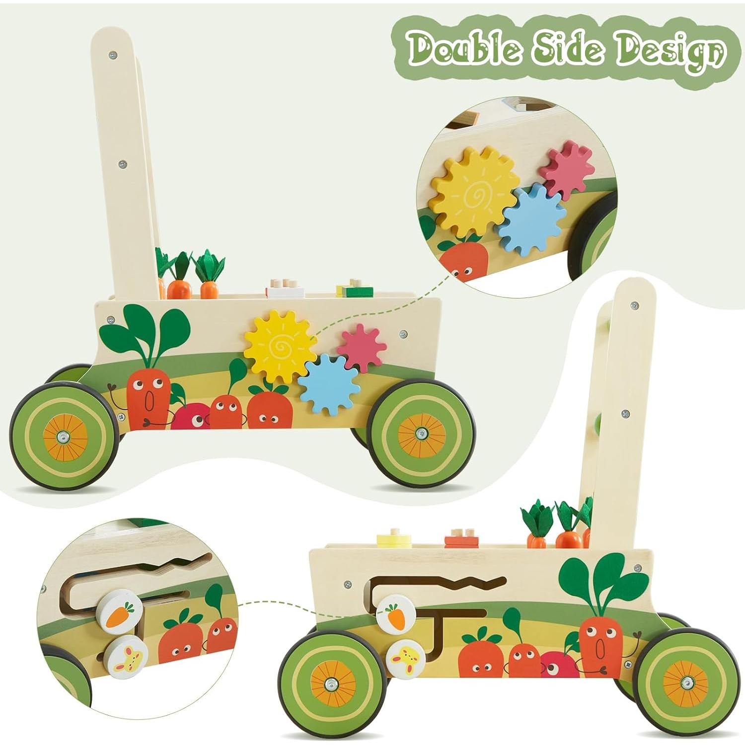 Andador de Madera Beright 12 en 1 para Bebés - Juguetes Educativos