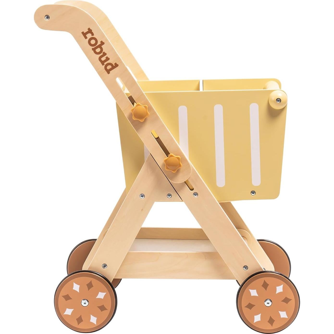 Carro de Juguete Andador de Madera Ajustable Rey del Bosque