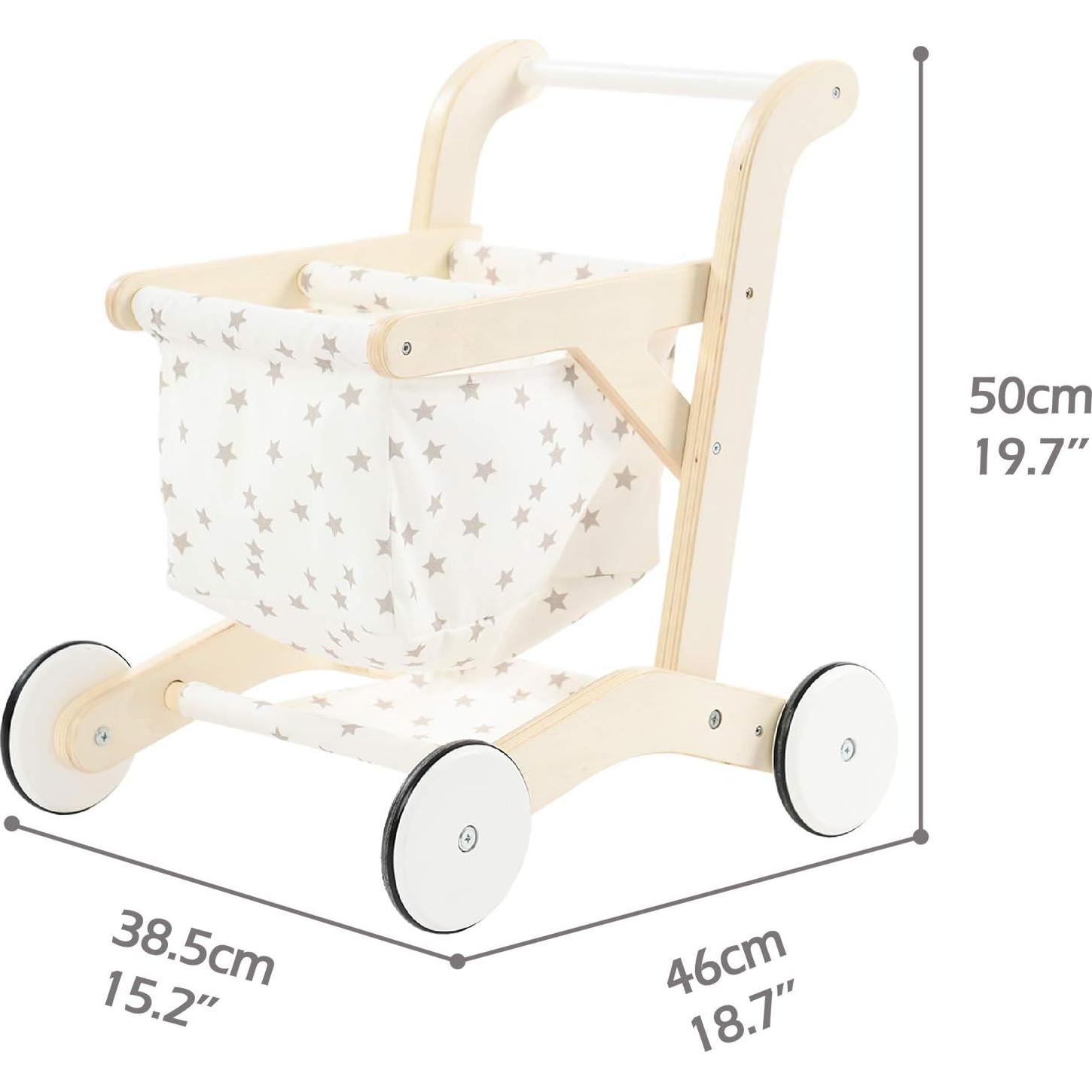 Carrito de Muñecas labebe HY1810009-BLW-GWC 2-en-1 Andador