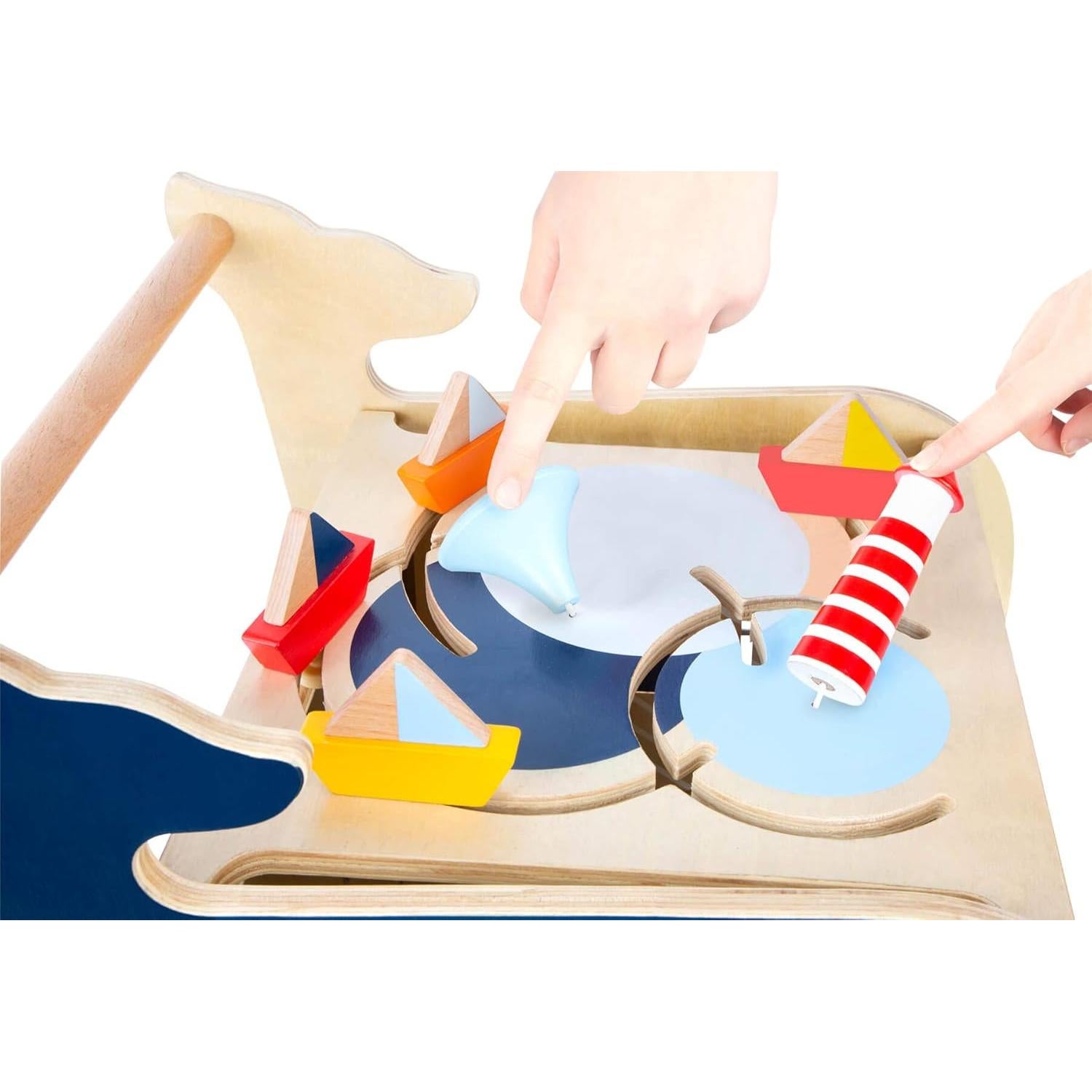 Andador de Madera Ballena Small Foot 5 en 1 - Juguete Interactivo