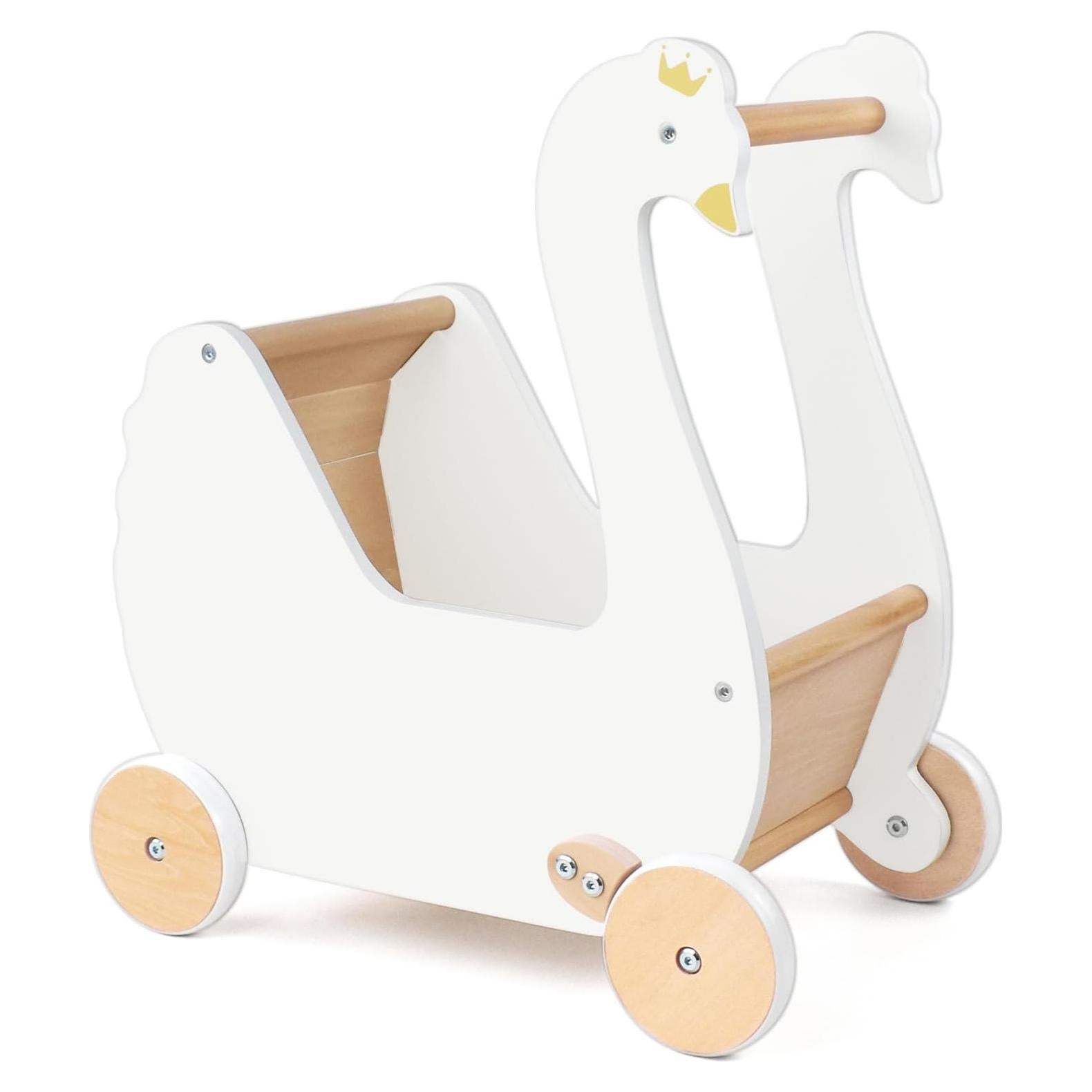 Carrito de Muñecas de Madera Pillowhale Cisne 2.25 kg