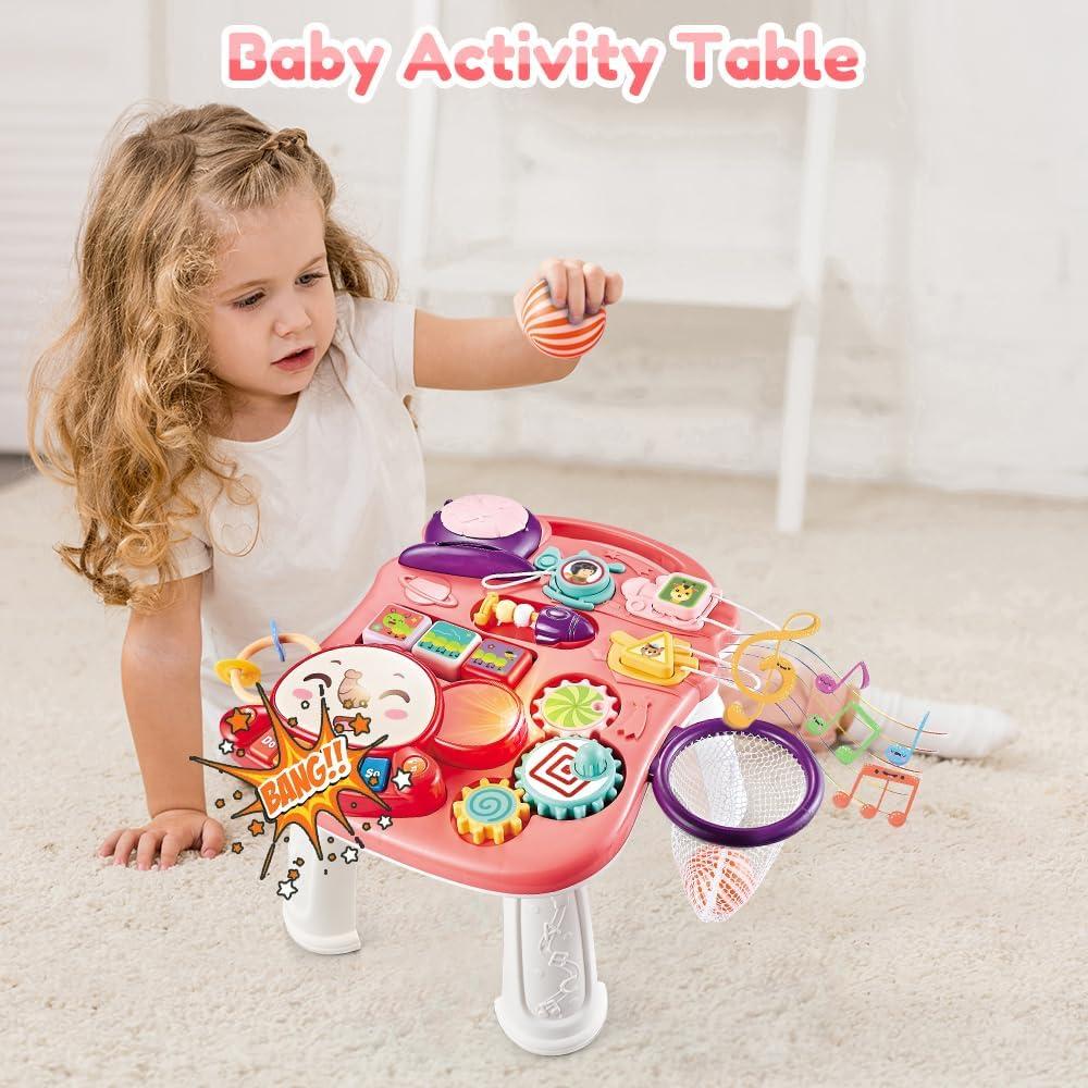 Andador para Bebés 5 en 1 VATOS con Panel de Actividades