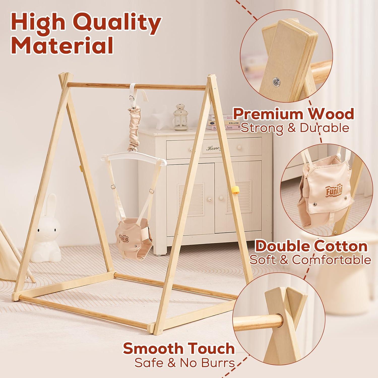 Saltador de Madera Montessori FUNLIO para Bebés 6-36 Meses