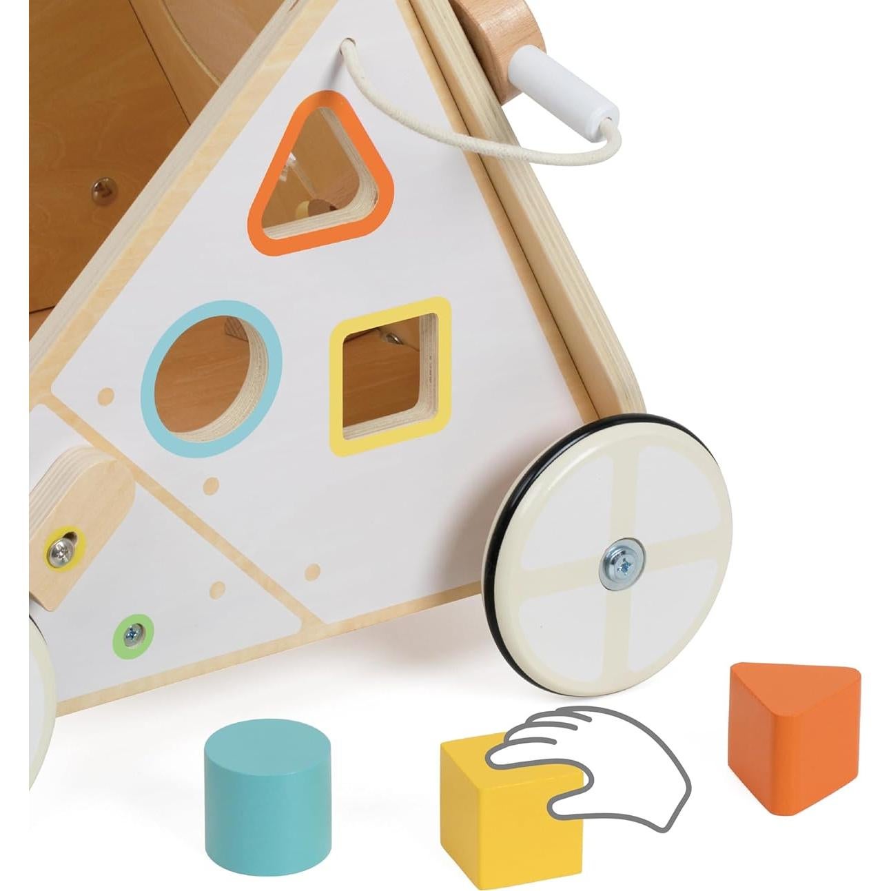 Andador Robotito de Madera Classic World - Juguete para Bebés 12+ Meses