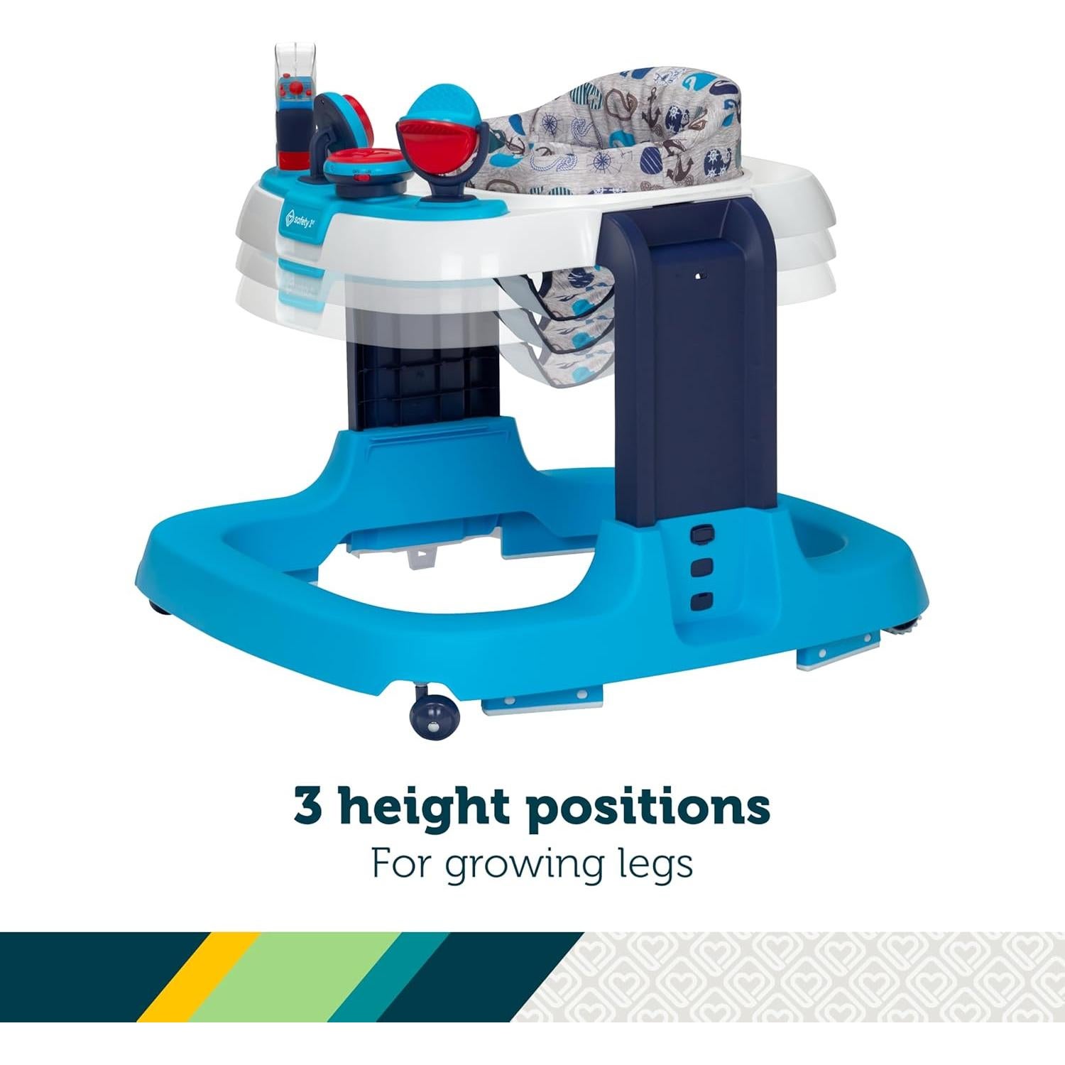 Andador de Desarrollo Safety 1st Listo, Listo, Camina! Teal