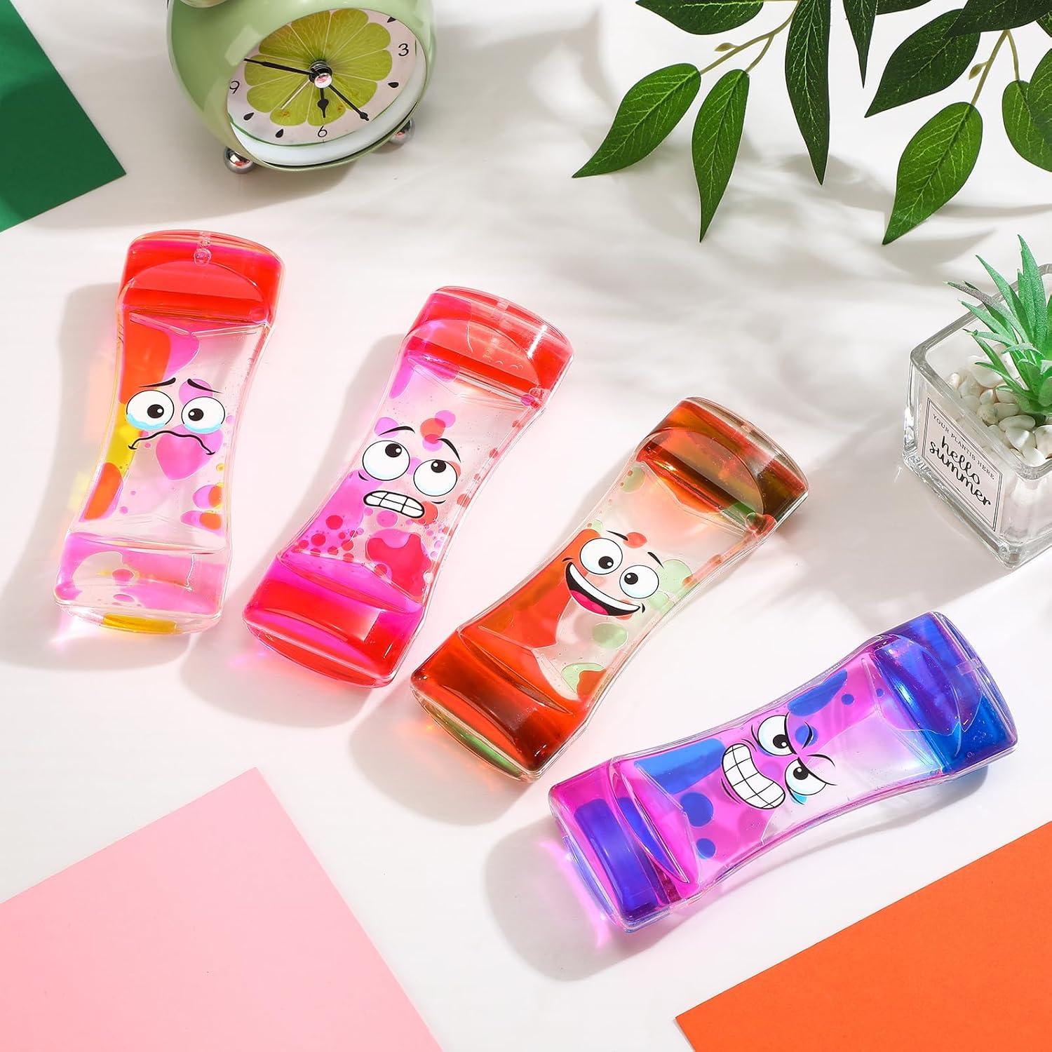 Shappy 4 Botellas Sensoriales Antiestrés para Niños 14.5x5.5cm