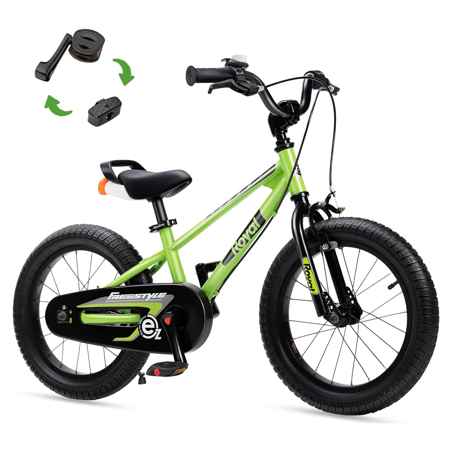 Bicicleta RoyalBaby EZ 16" para Niños - Equilibrio y Pedal