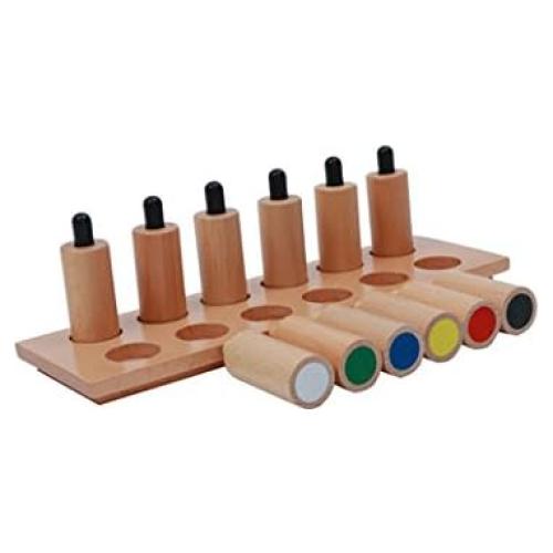 Cilindros de Presión Montessori Adena - 6 pares de madera