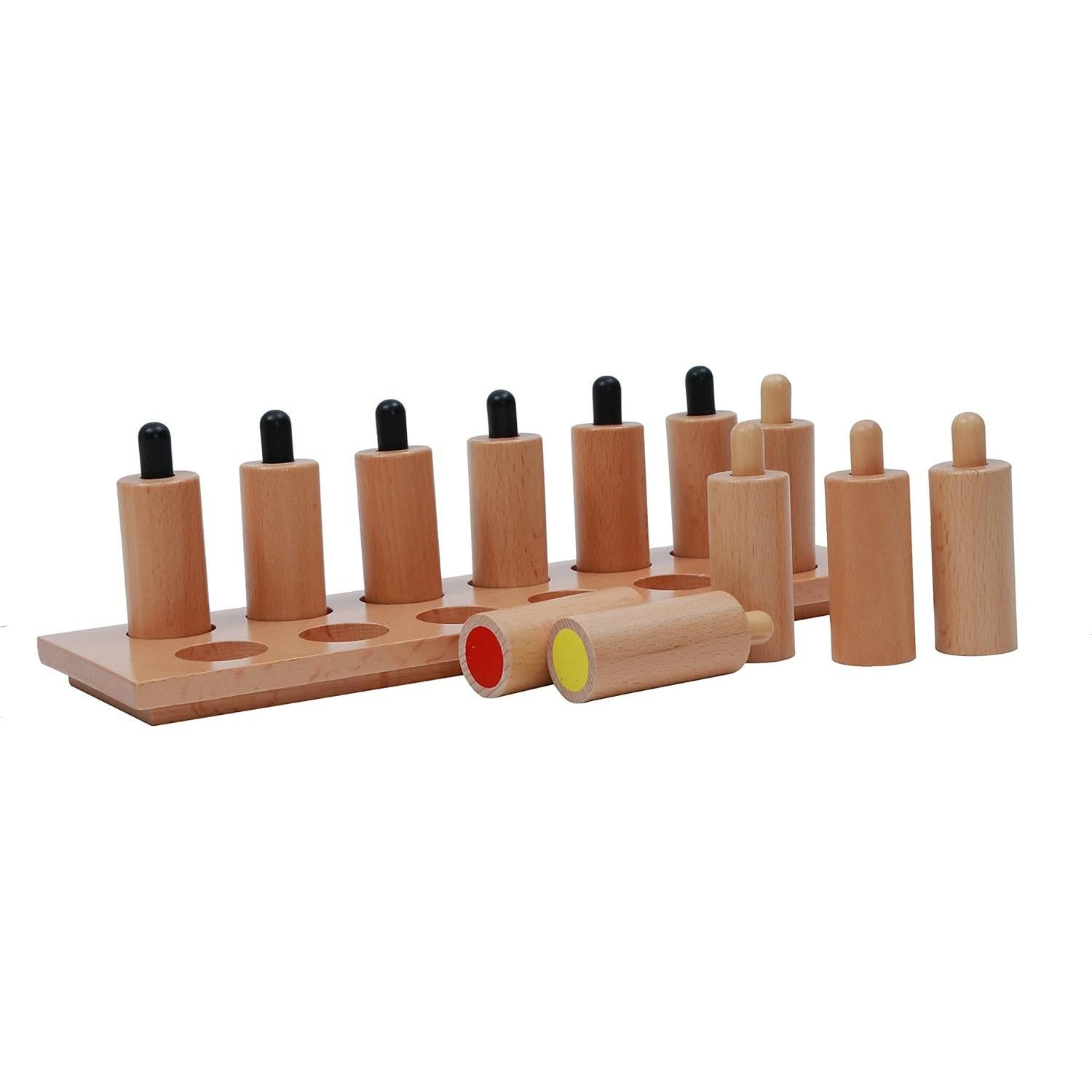 Cilindros de Presión Montessori Adena - 6 pares de madera