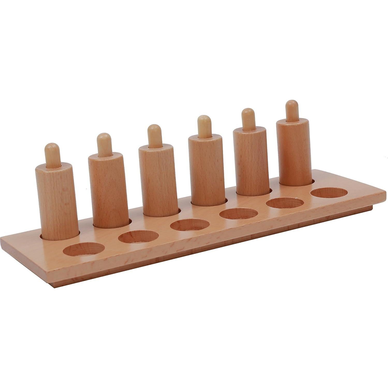 Cilindros de Presión Montessori Adena - 6 pares de madera