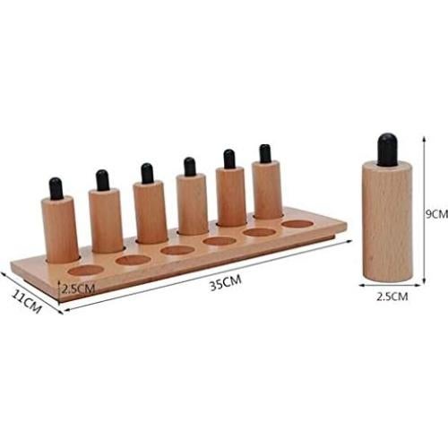 Cilindros de Presión Montessori Adena - 6 pares de madera