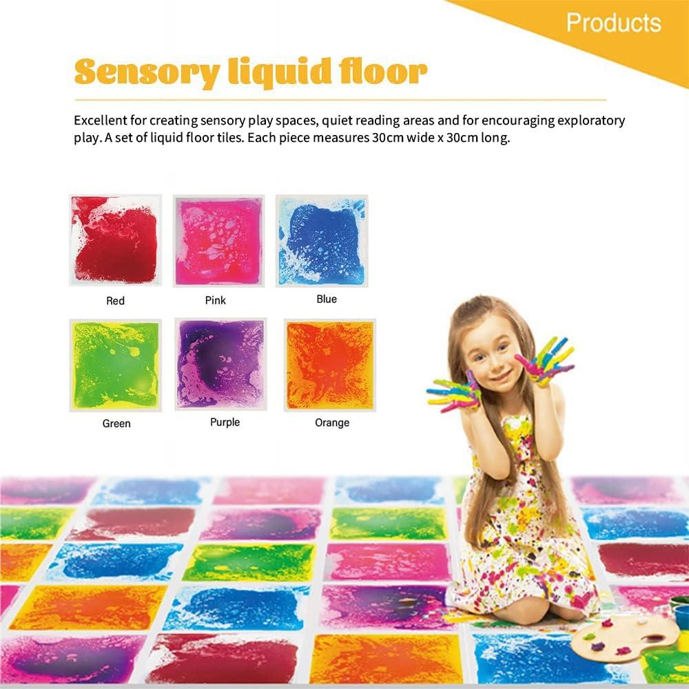 Azulejos Sensoriales Coloridos Edusense 30x30 cm Set de 6