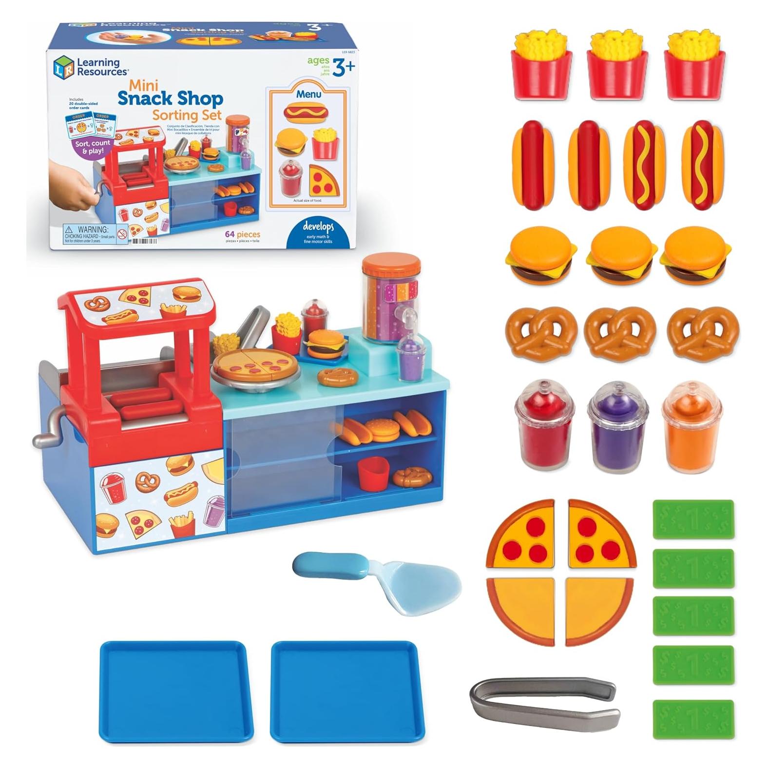 Juego de Clasificación Mini Snack Shop Learning Resources 64 Piezas